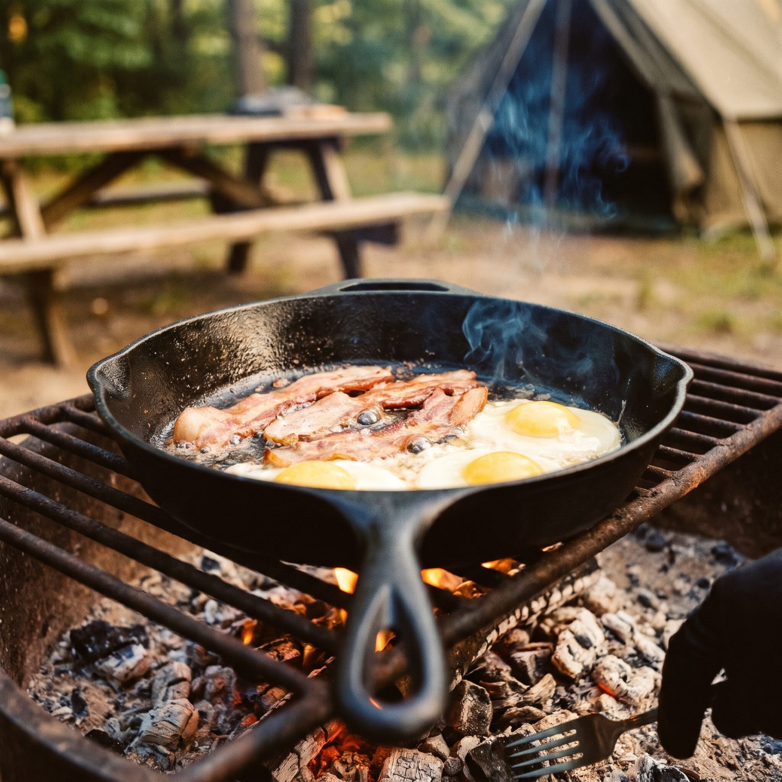 The Cast Iron Skillet Hauled From Home