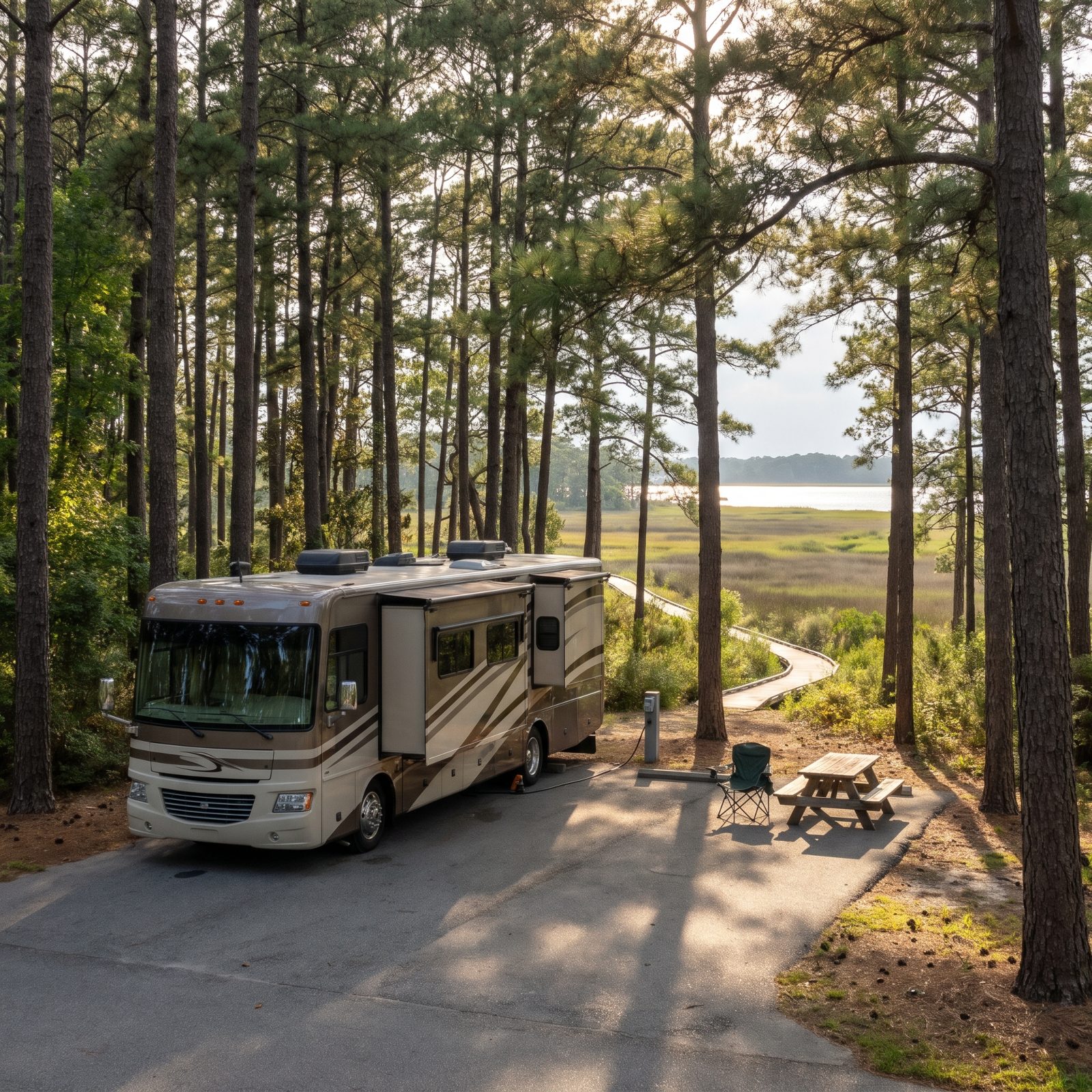 Cedar Point Campground, Croatan National Forest