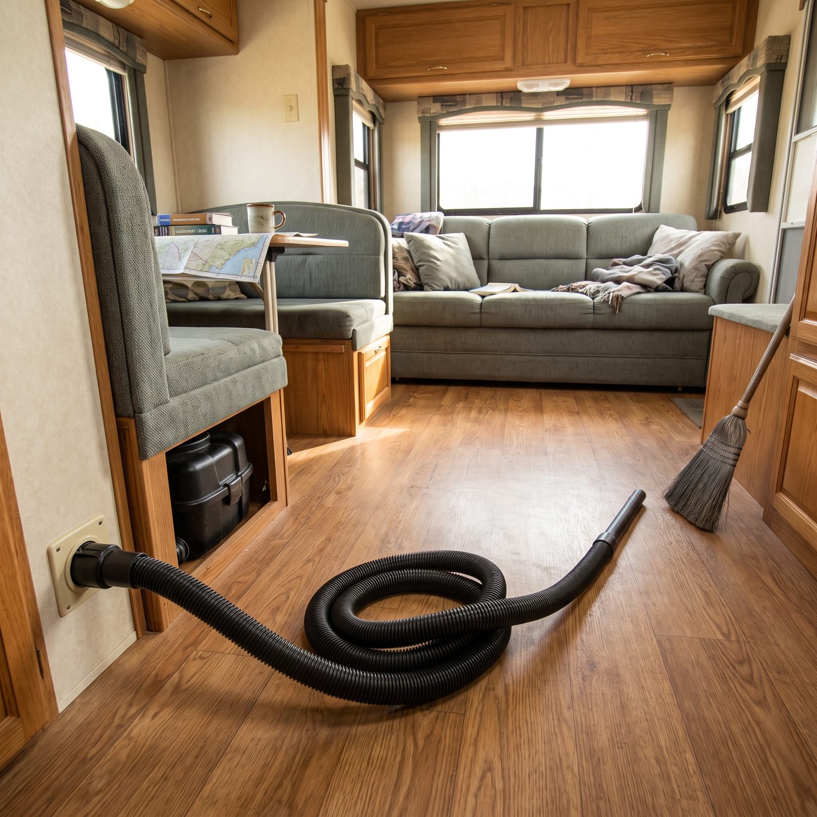 Central Vacuum Systems With Awkward Hoses and Short Reach