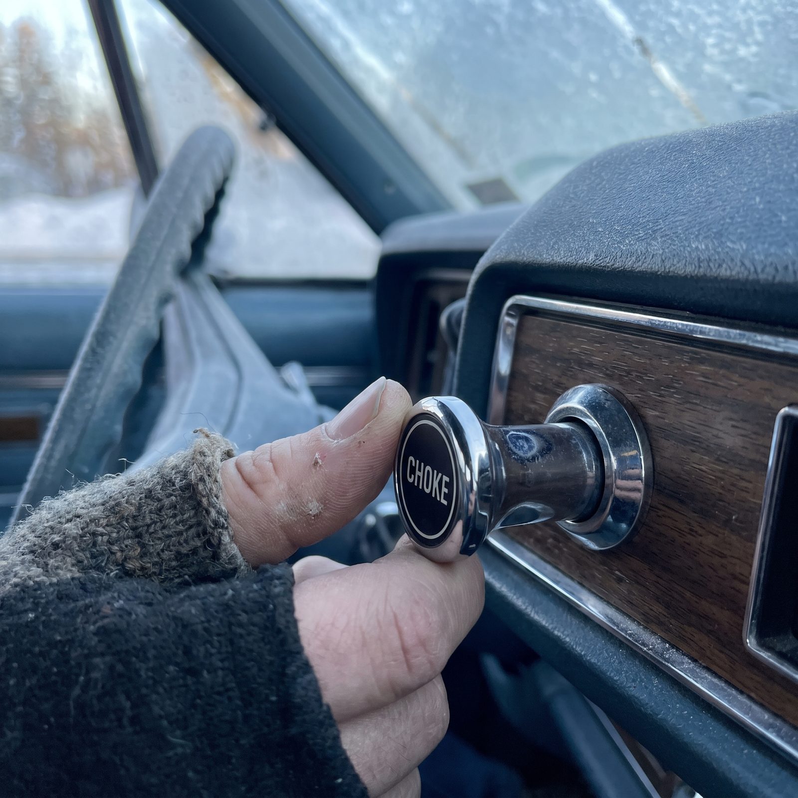 A Choke Knob You Pulled on Older Gas Engines