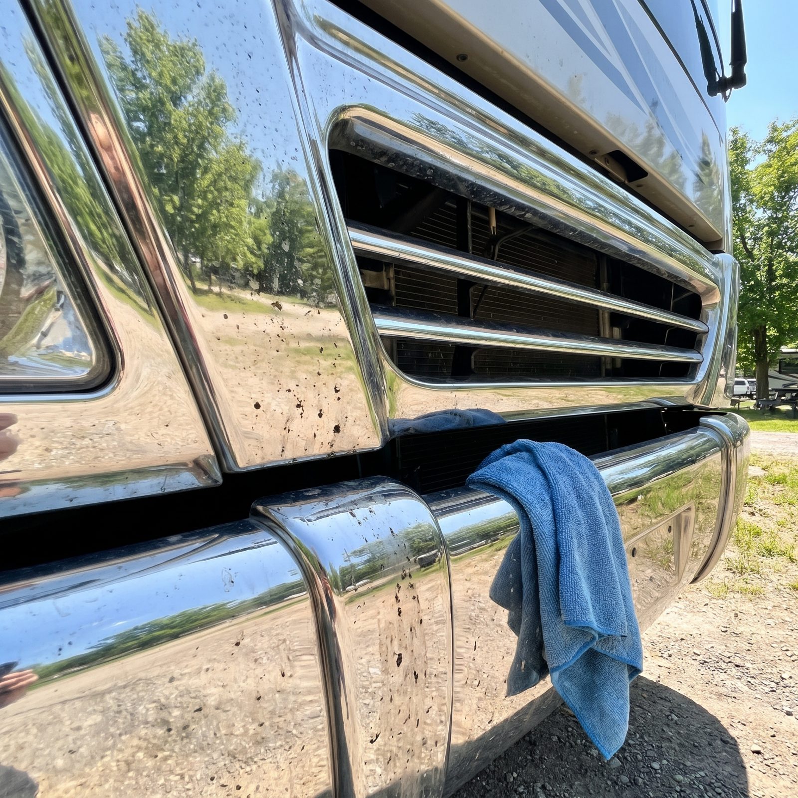 The Chrome Grille and Trim That Turns Every Rest Stop Into a Polishing Job