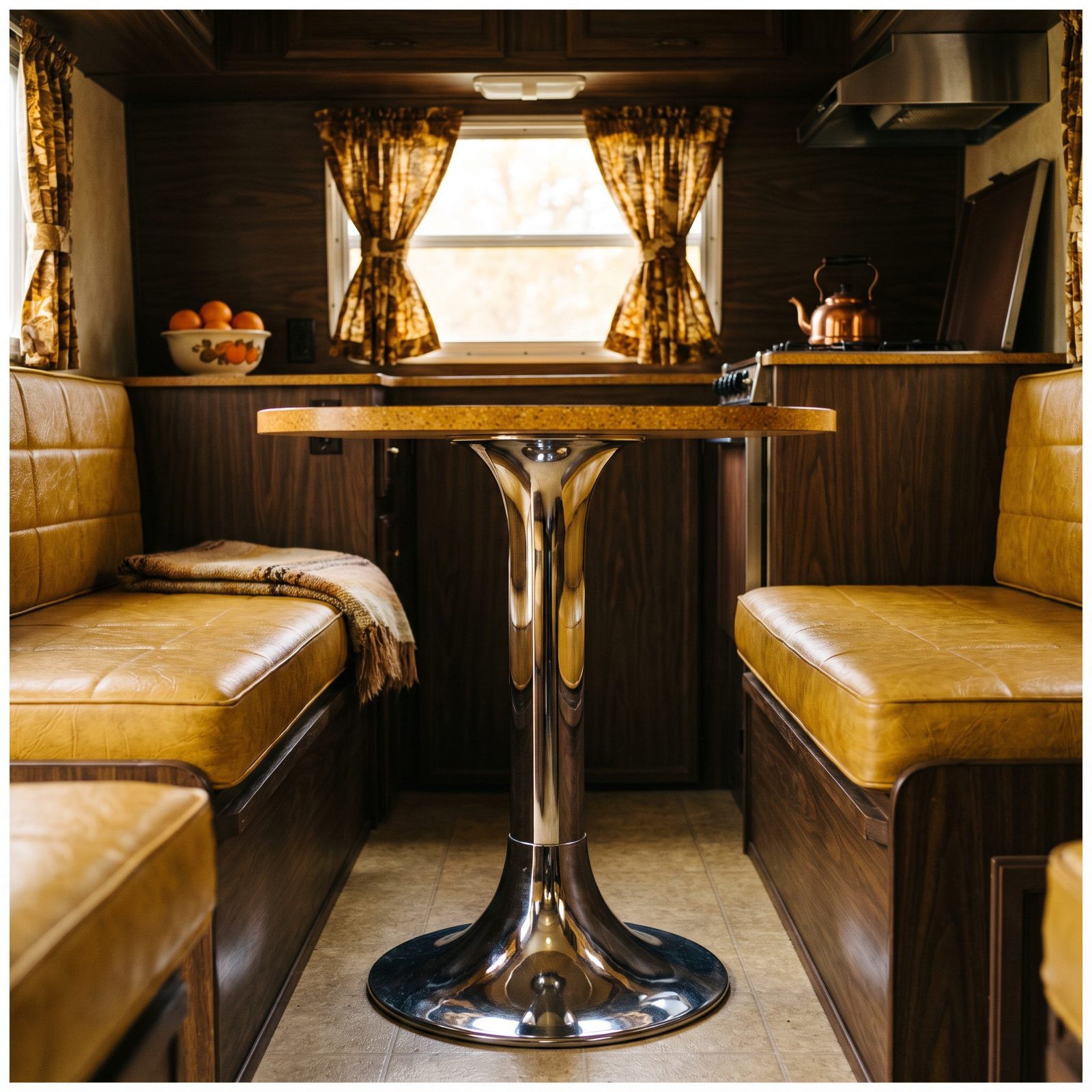 Chrome Pedestal Dinette Tables