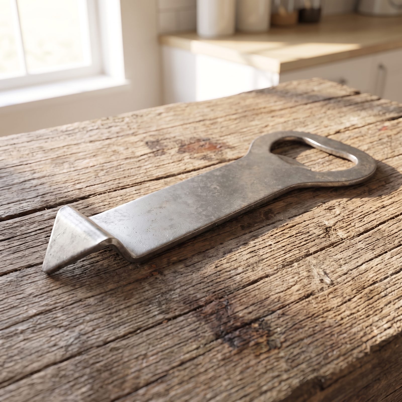 The Church-Key Opener for Cans and Bottles