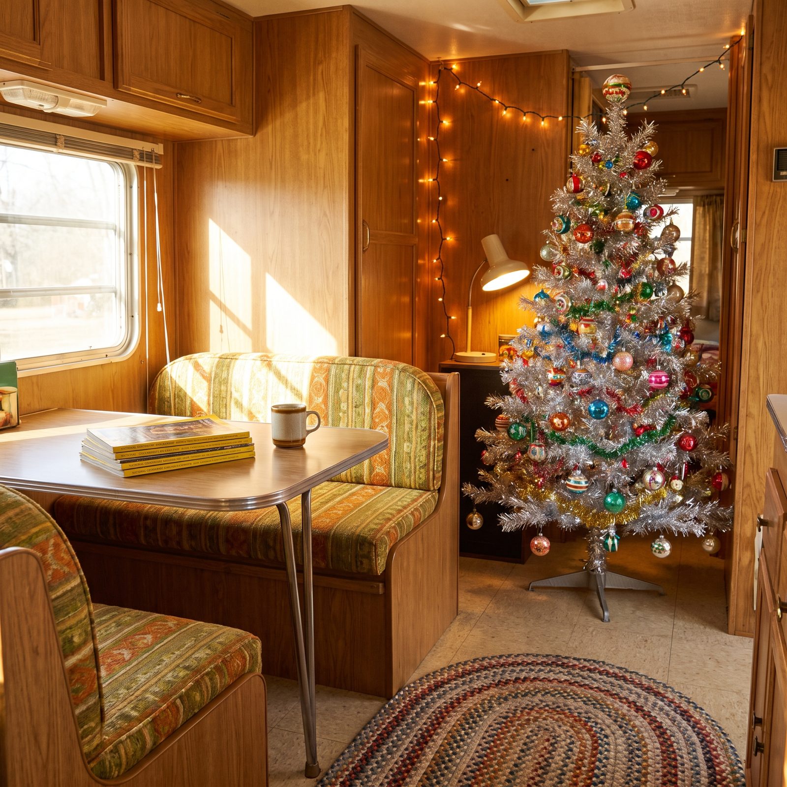 A Classic 1970s Winnebago Restored With Vintage Glass Ornaments