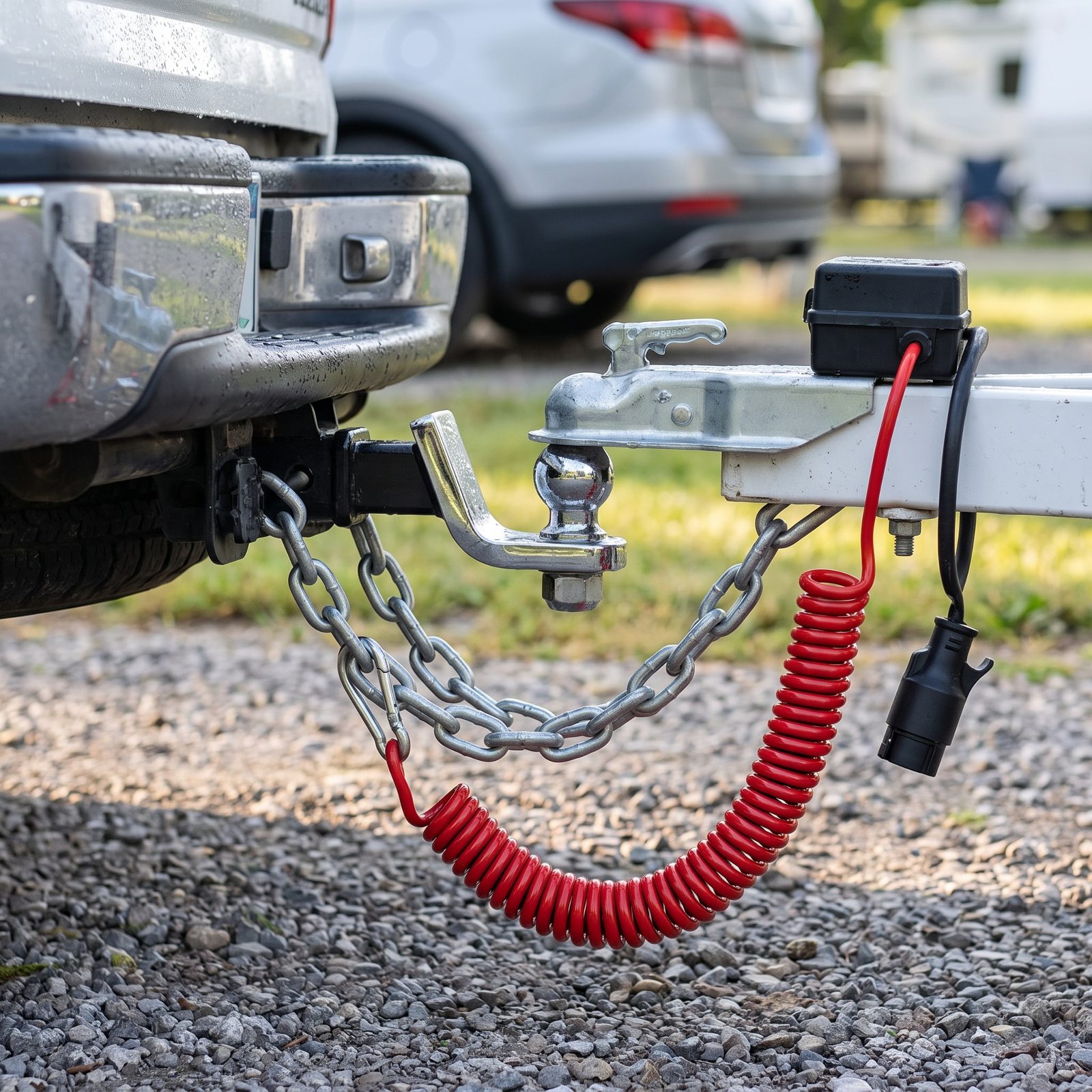 Clipping the Breakaway Cable to a Safety Chain Cancels the Whole Point of It