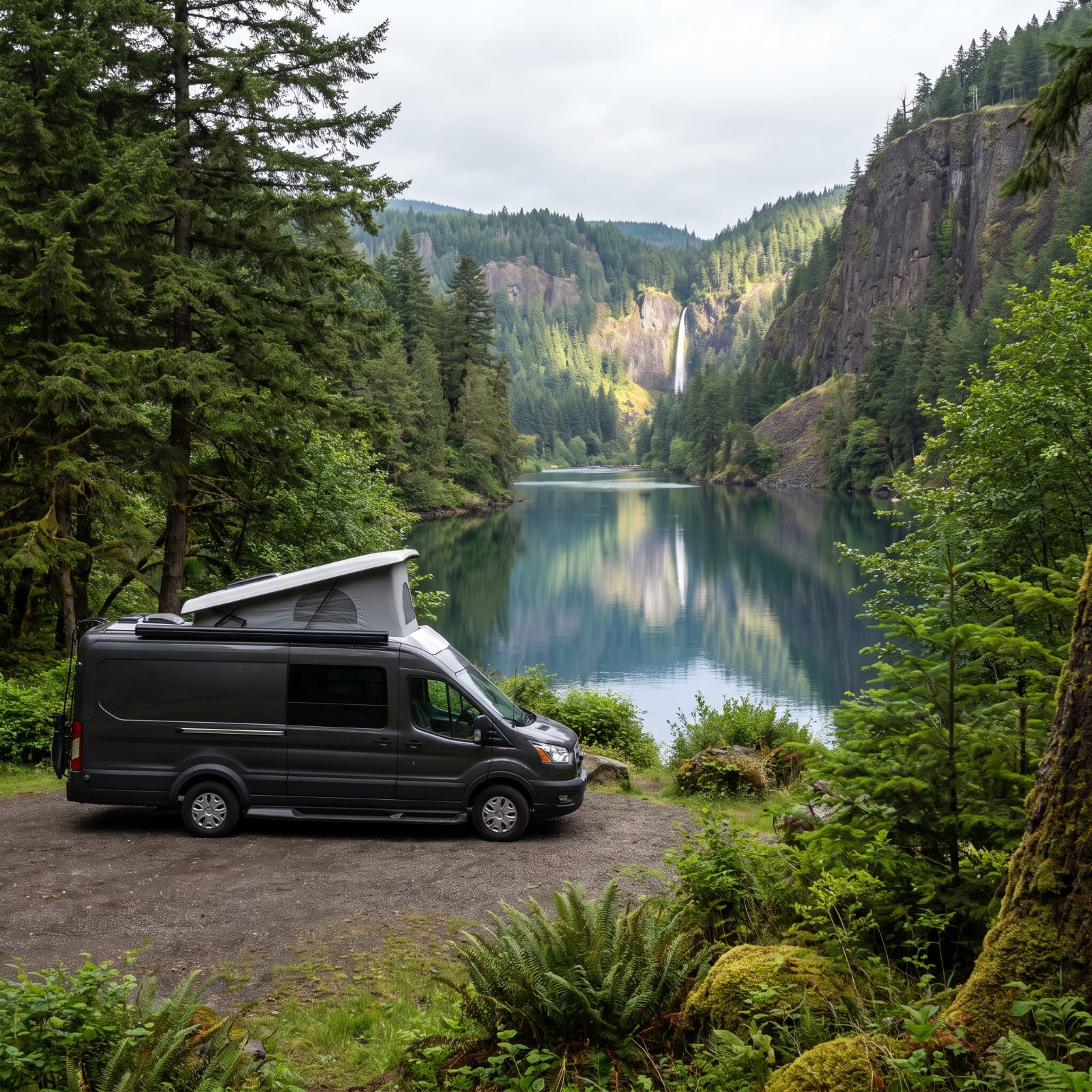 Columbia River Gorge: Waterfalls and River Camps Along I-84