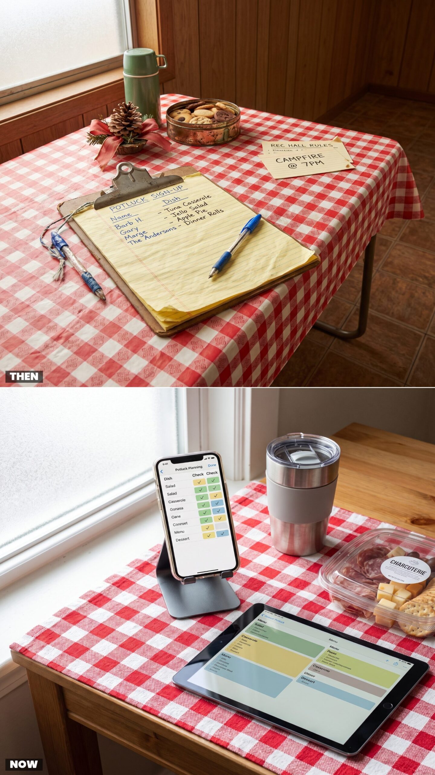 Community Potlucks: Handwritten Sign-Up Sheets vs. Coordinated Online Menus