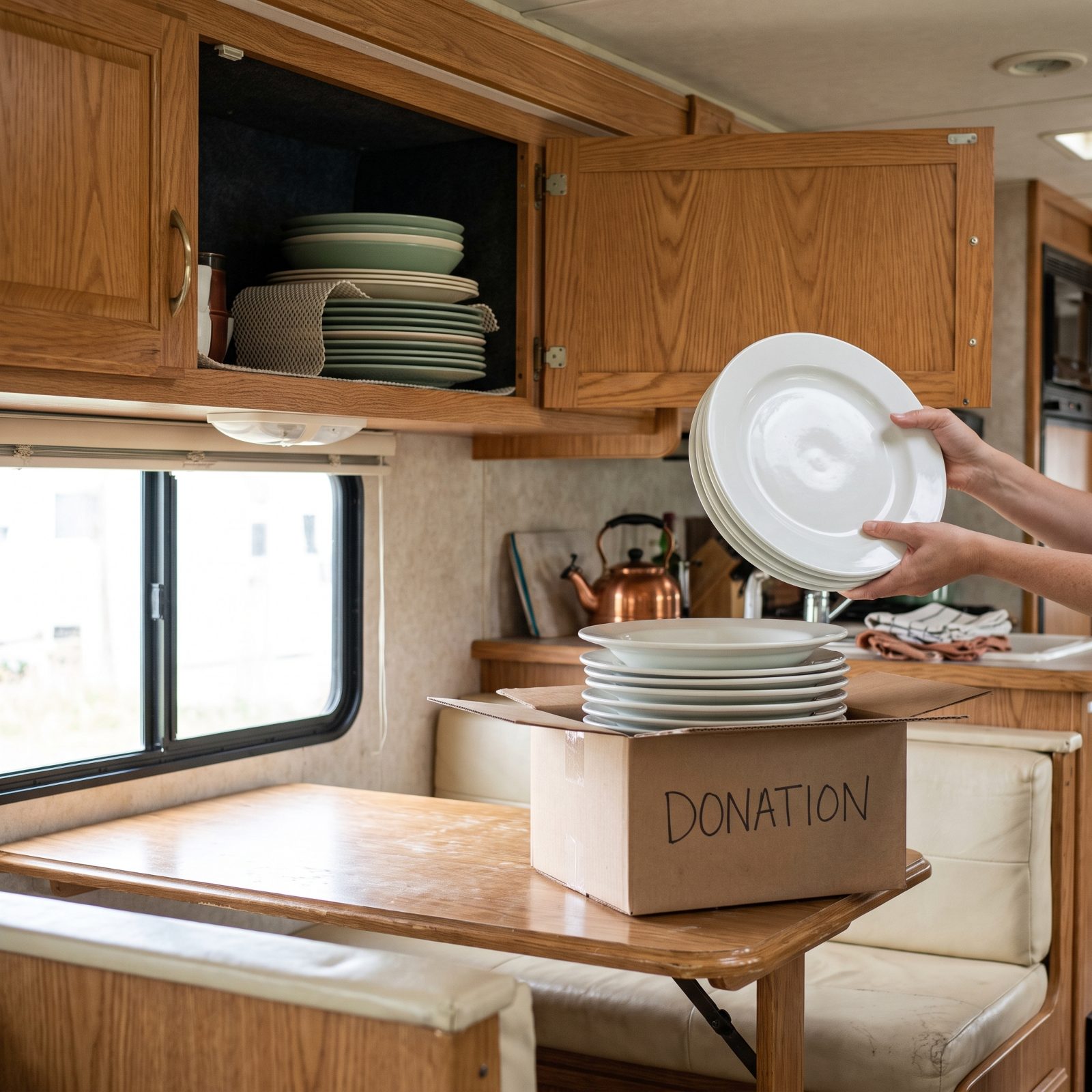 A Complete Set of Heavy Ceramic Dinnerware That Rattled on Every Mile