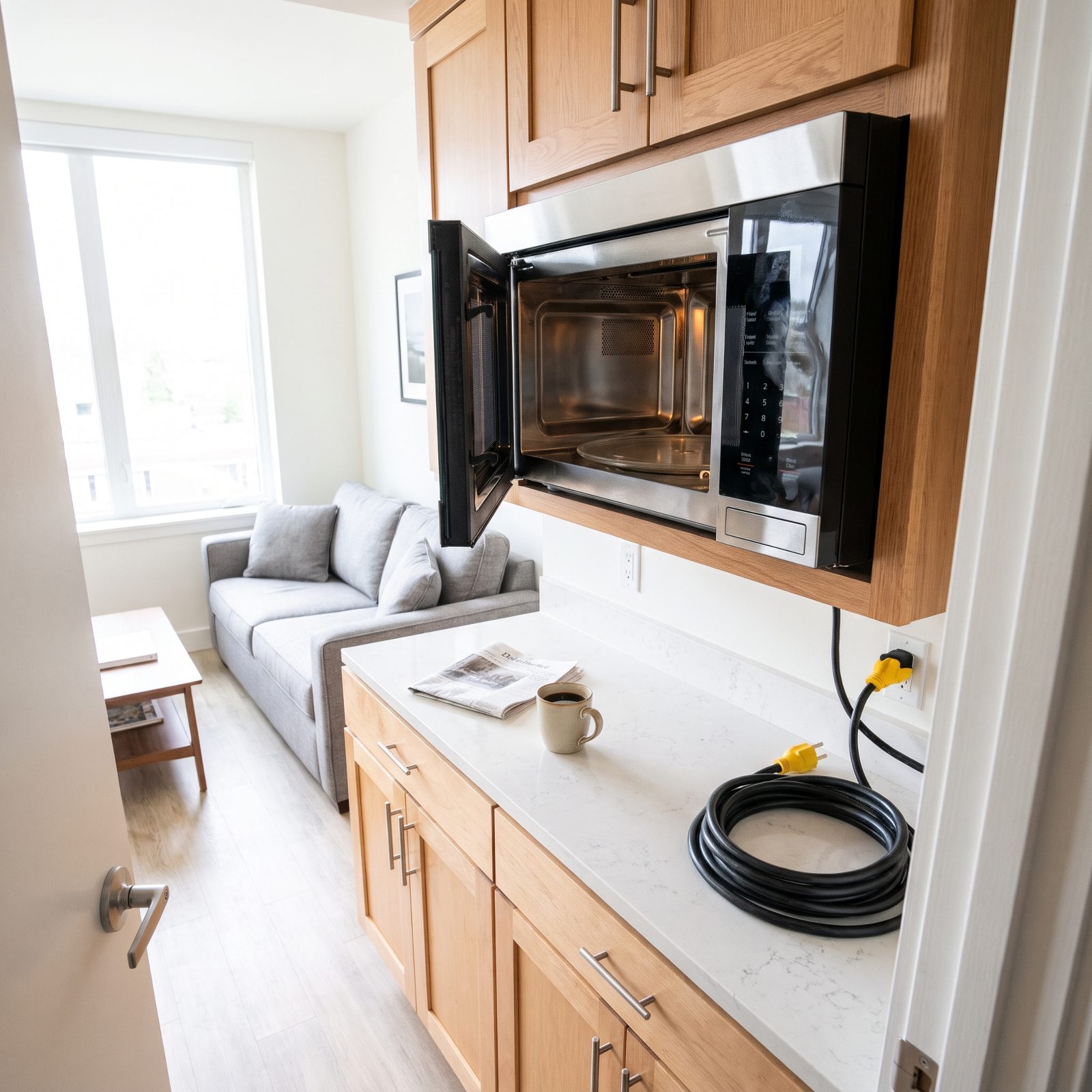 The Convection Microwave That's Useless Without Shore Power
