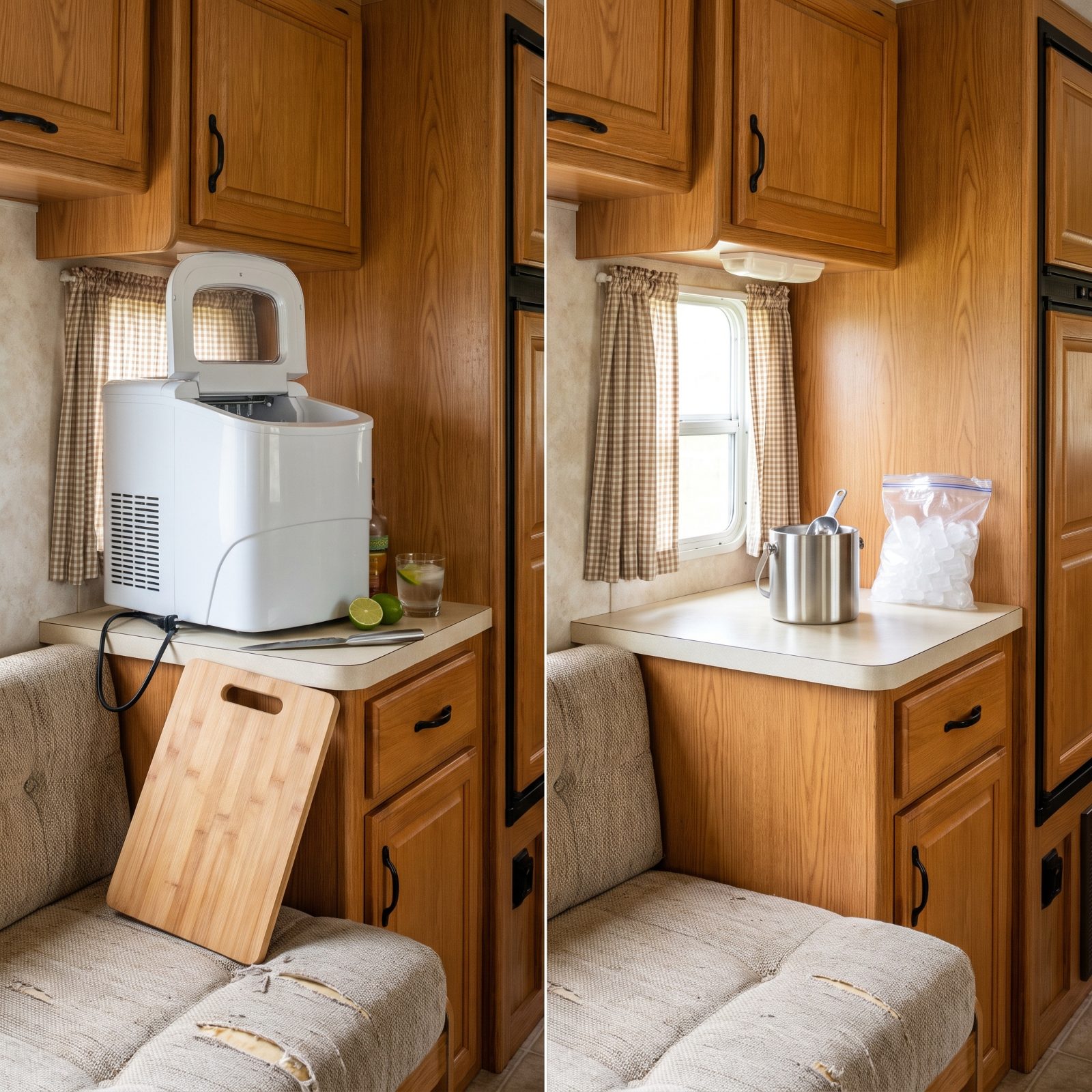 A Countertop Ice Maker: Reclaim the Counter and Buy Ice as Needed