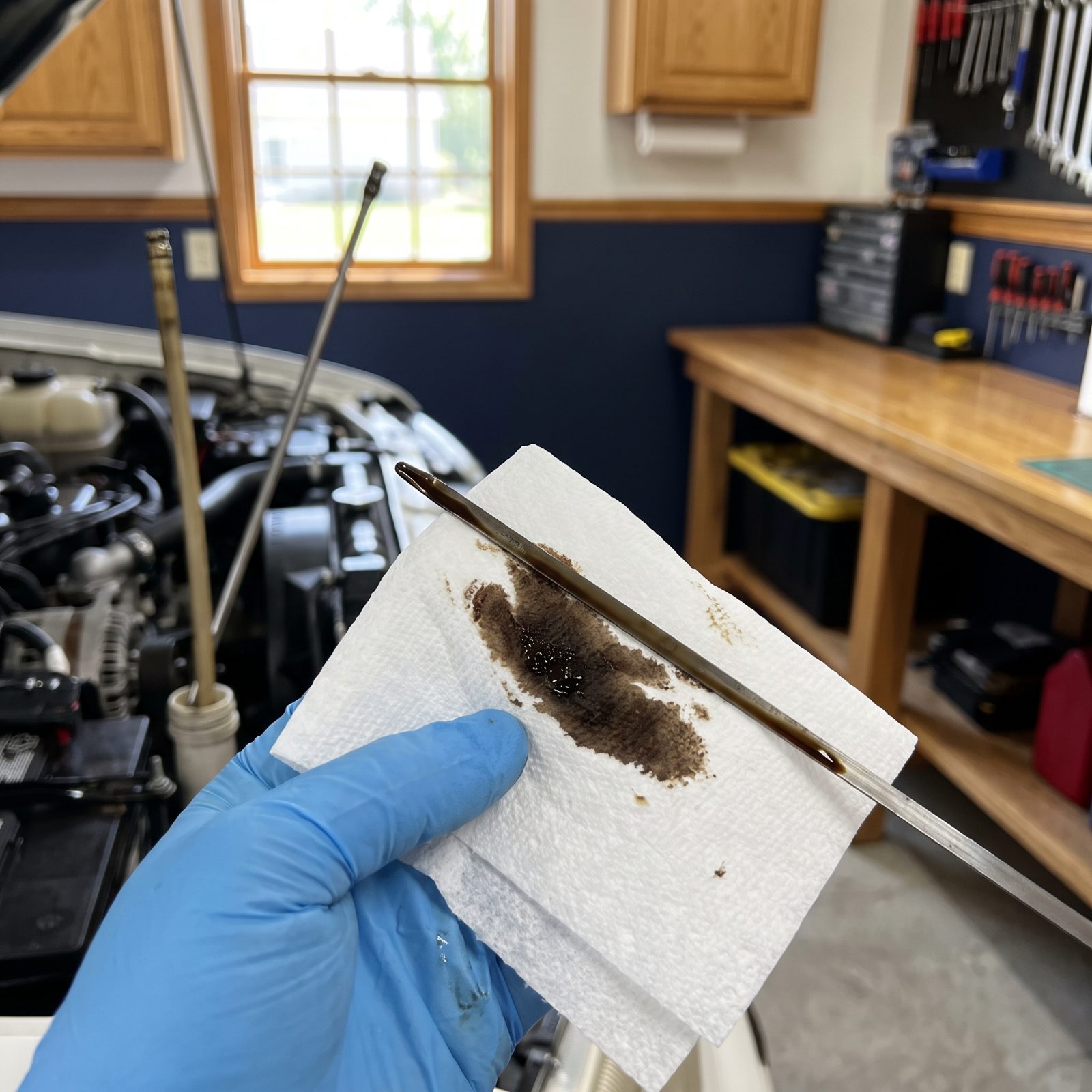 Dark, Burnt-Smelling Automatic Transmission Fluid