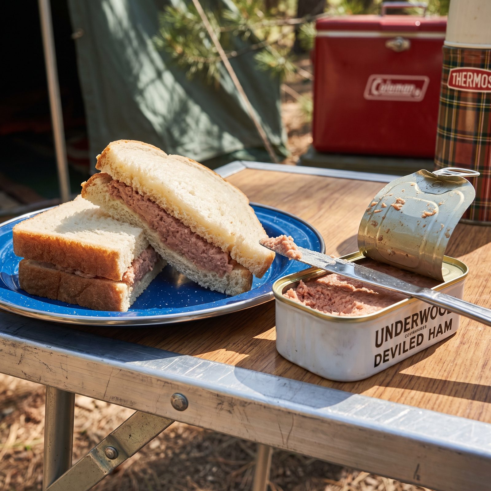 Deviled Ham Sandwiches Spread Straight From the Tin
