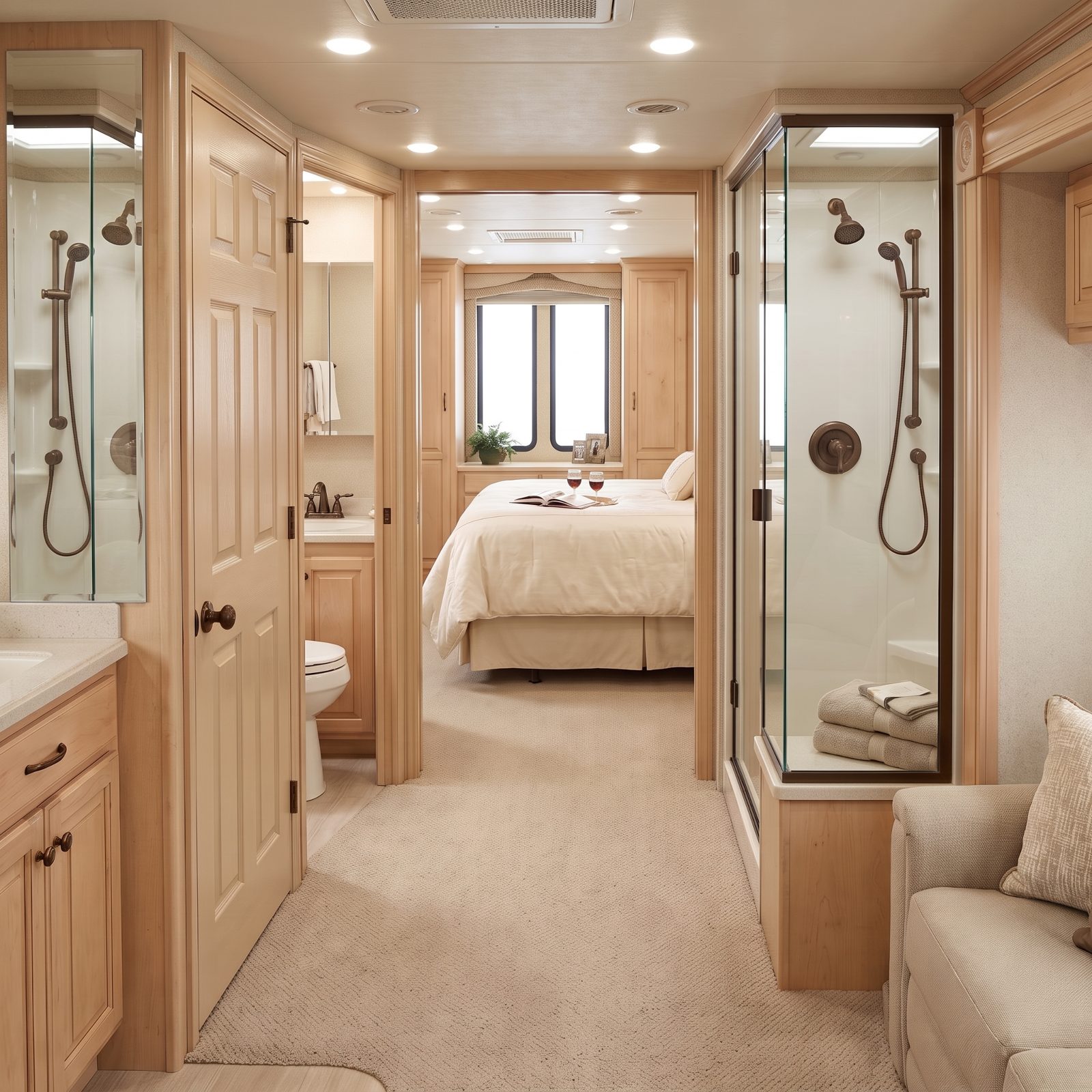 Diesel Pusher With a Split Bath and Private Rear Suite