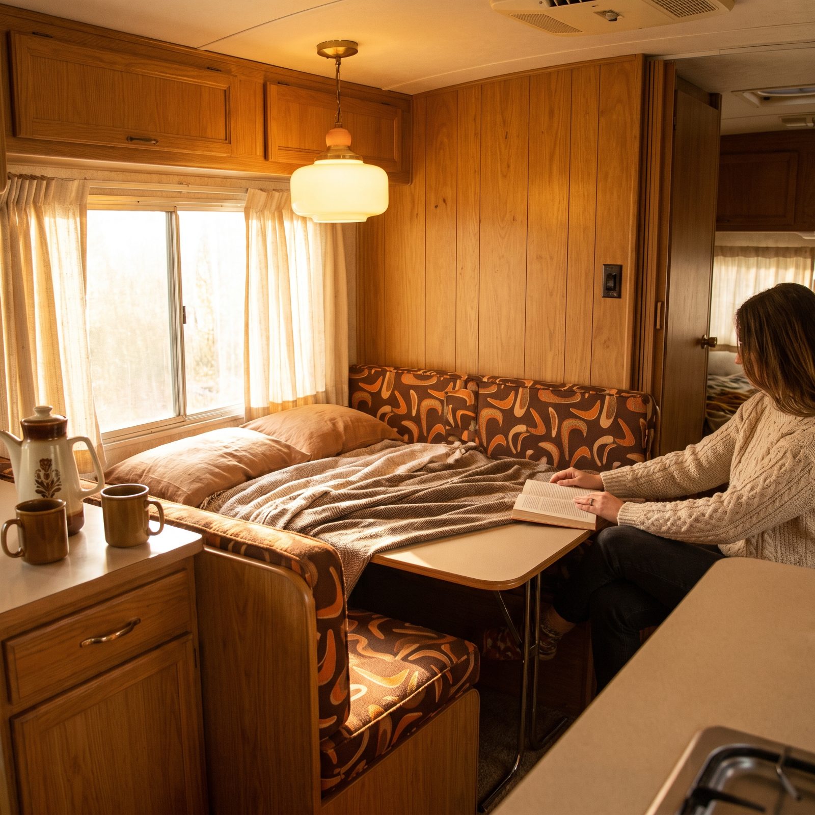 A Dinette That Folded Down Into a Bed