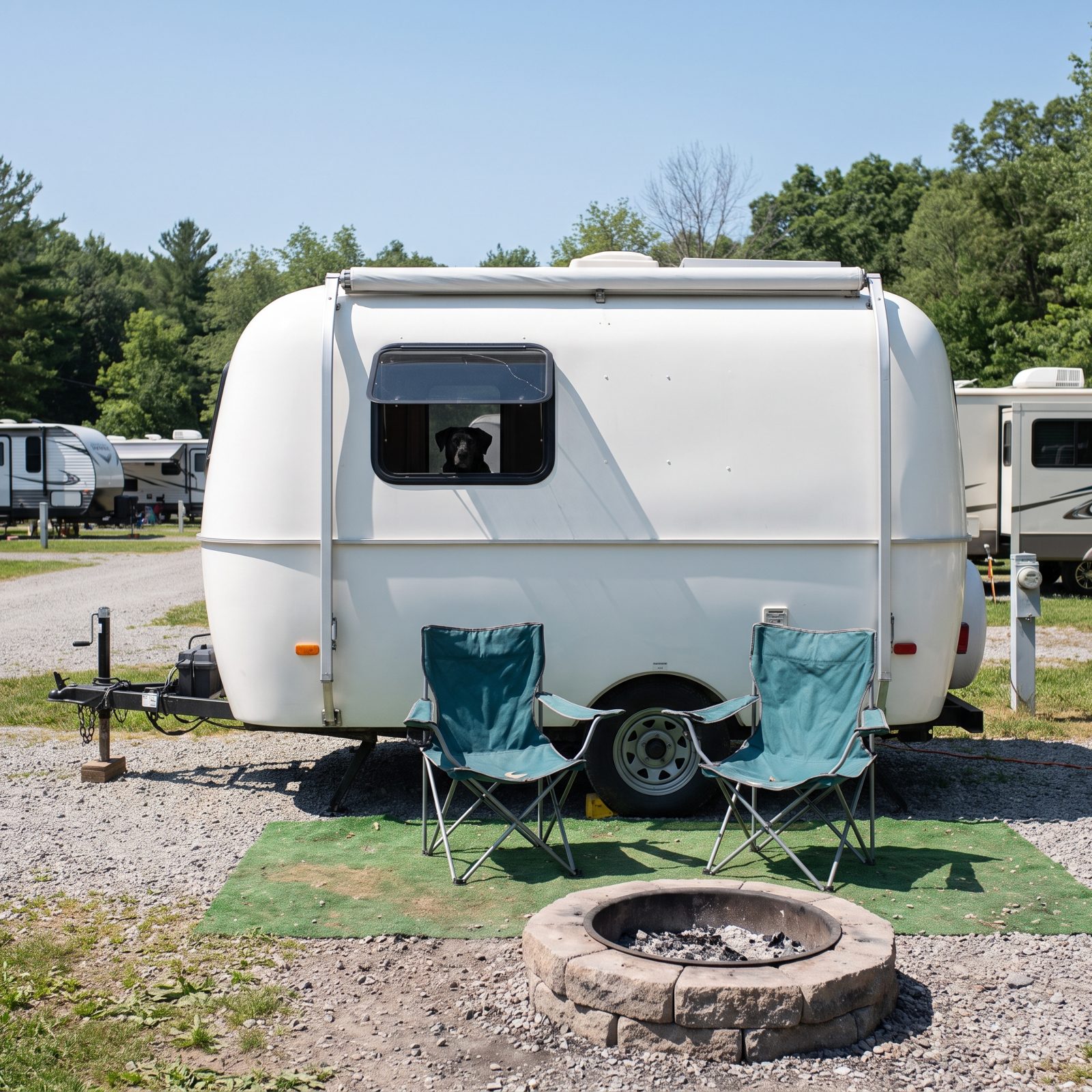 Do Not Leave a Barking Dog Alone in the RV