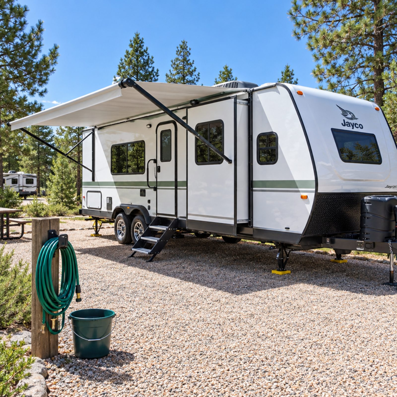 Do Not Wash the RV Unless the Park Allows It