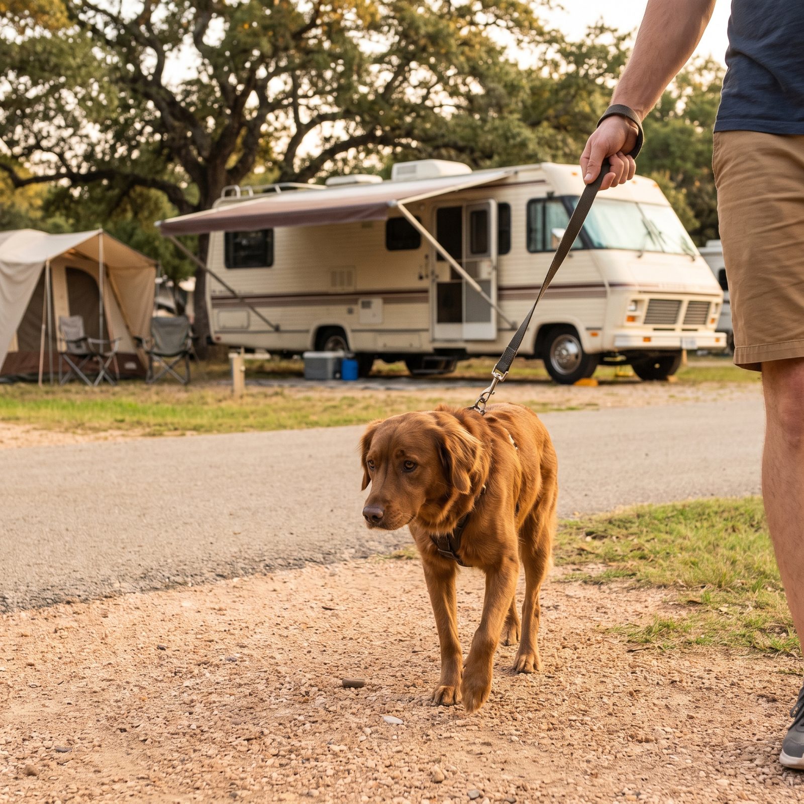 Don't Let a Retractable Leash Stretch Across the Road