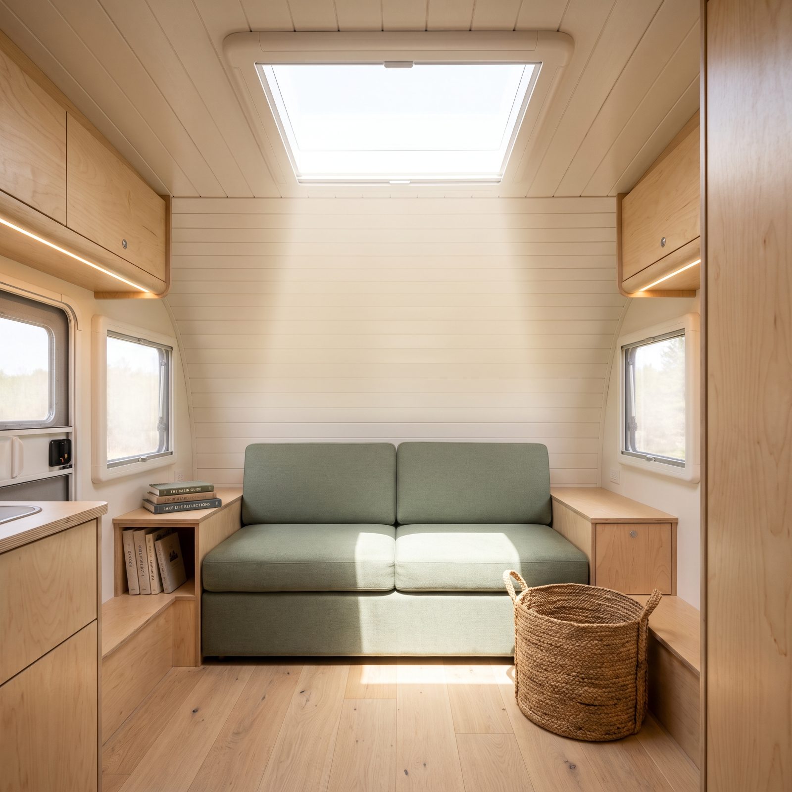 Drop a Skylight Over the Lounge and Pull Daylight Into the Core