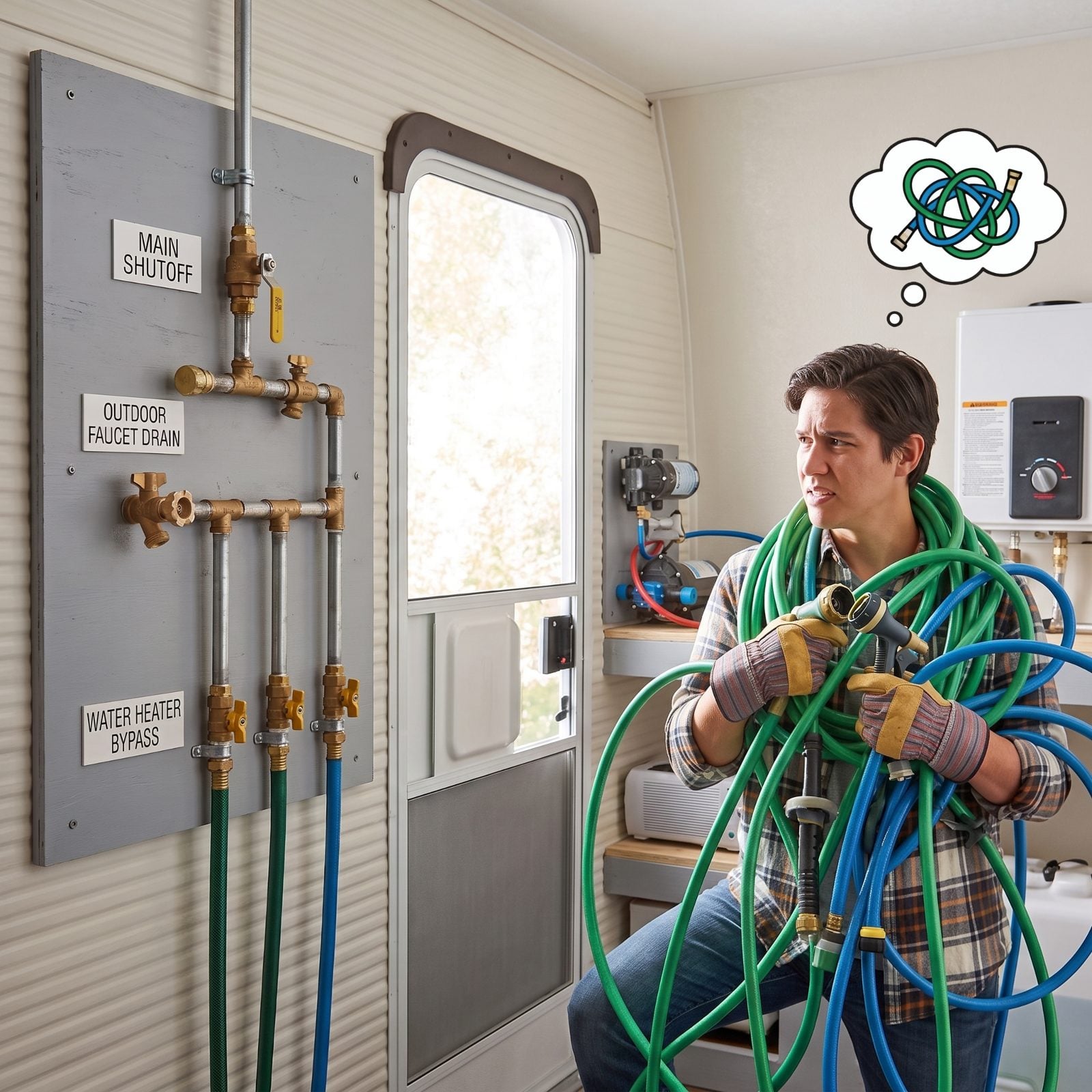 An Easy-Access Winterization and Water-Control Station
