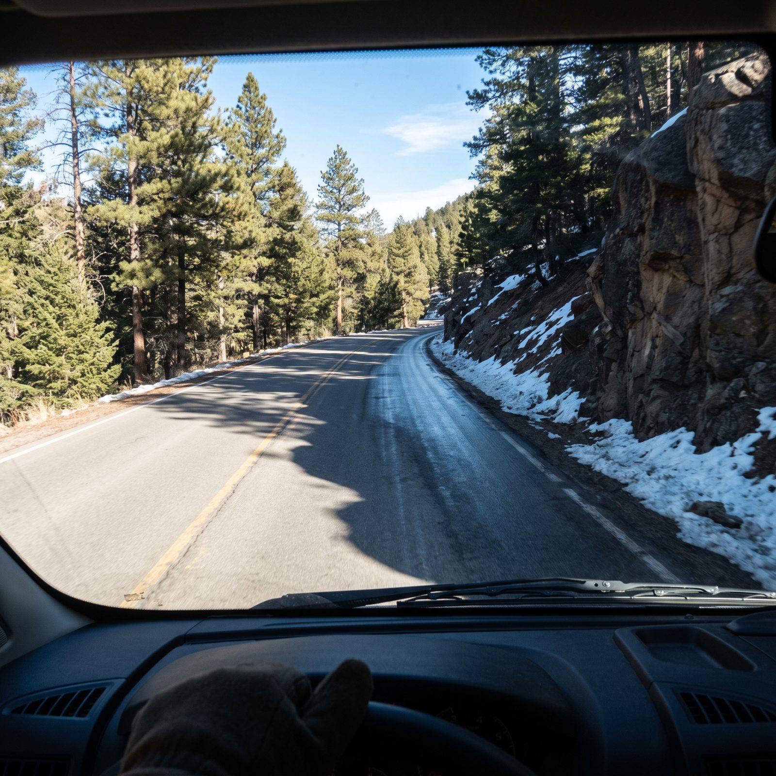 Expect Shaded Pavement to Hide Ice Even on Clear Days