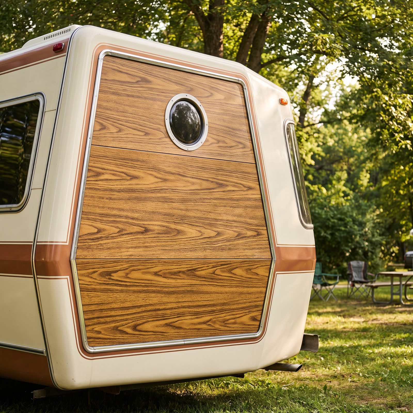 Exterior Woodgrain Siding Panels That Weren't Wood at All