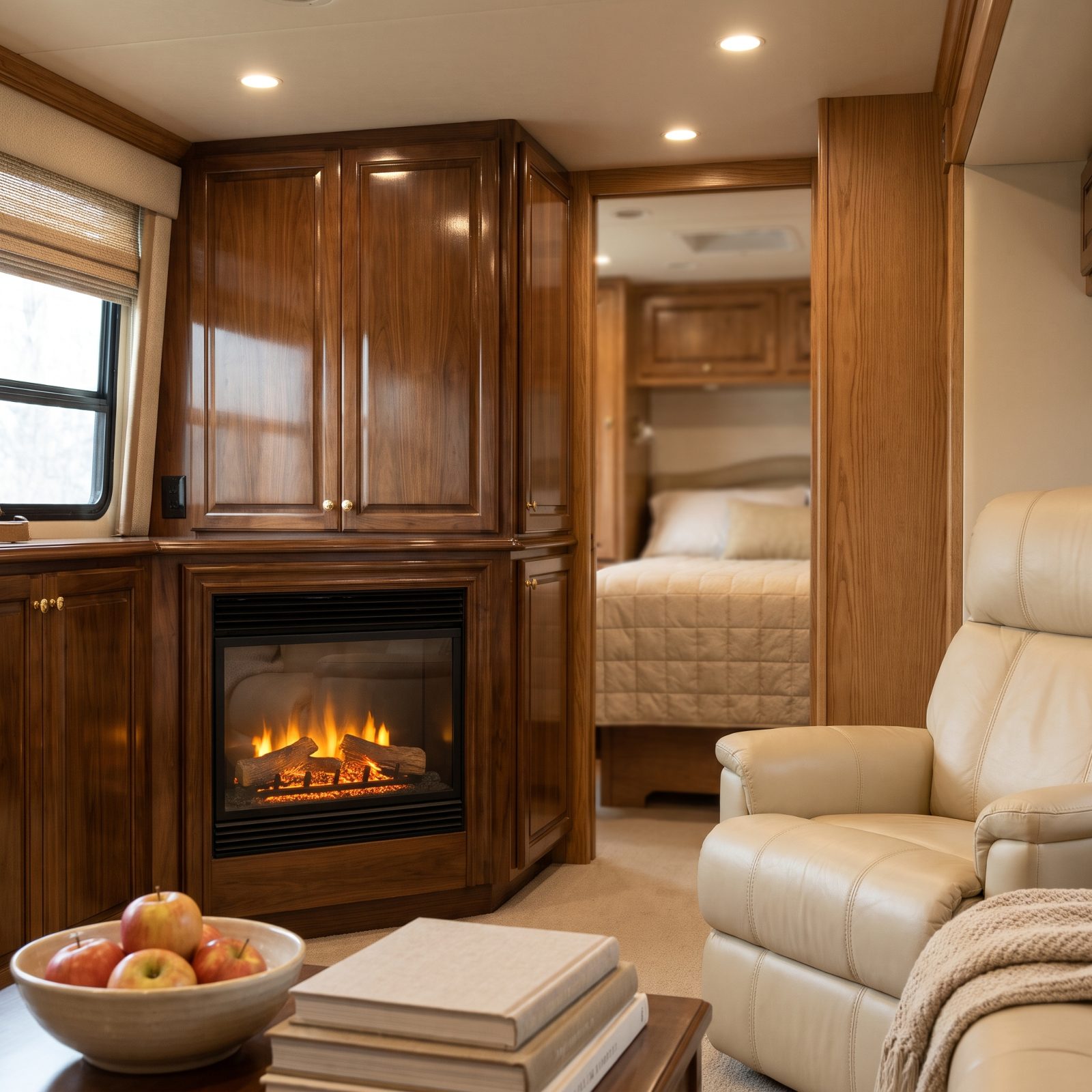 The Fireplace Wins Before You Measure the Bed