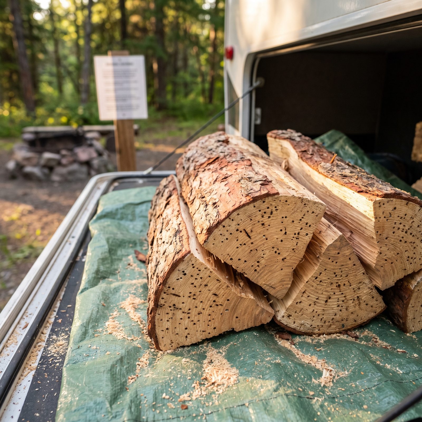 Firewood Hauled Across State Lines