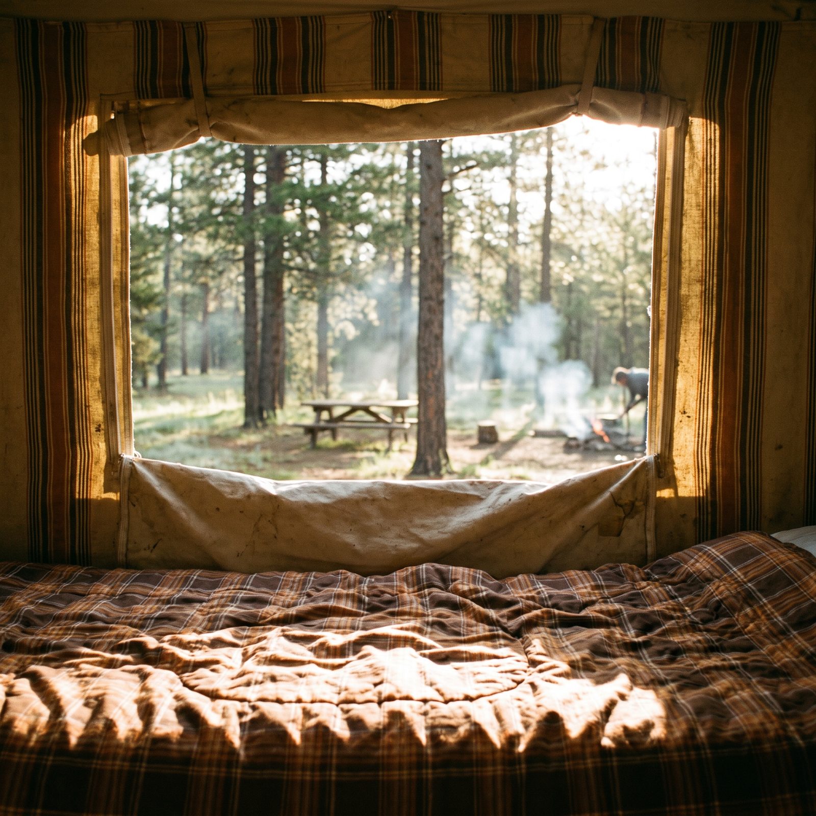 The First View From the Bunk Each Morning