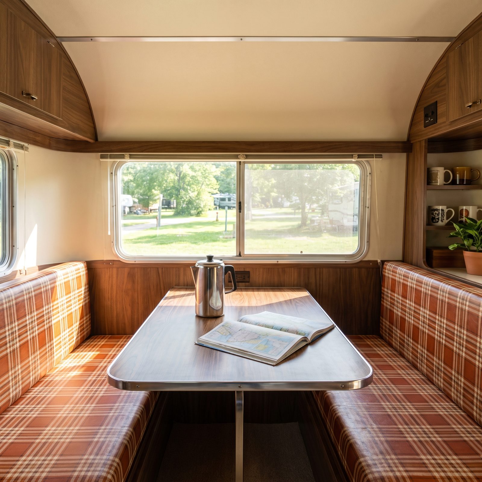 A Fixed Dinette That Was Always Ready to Use