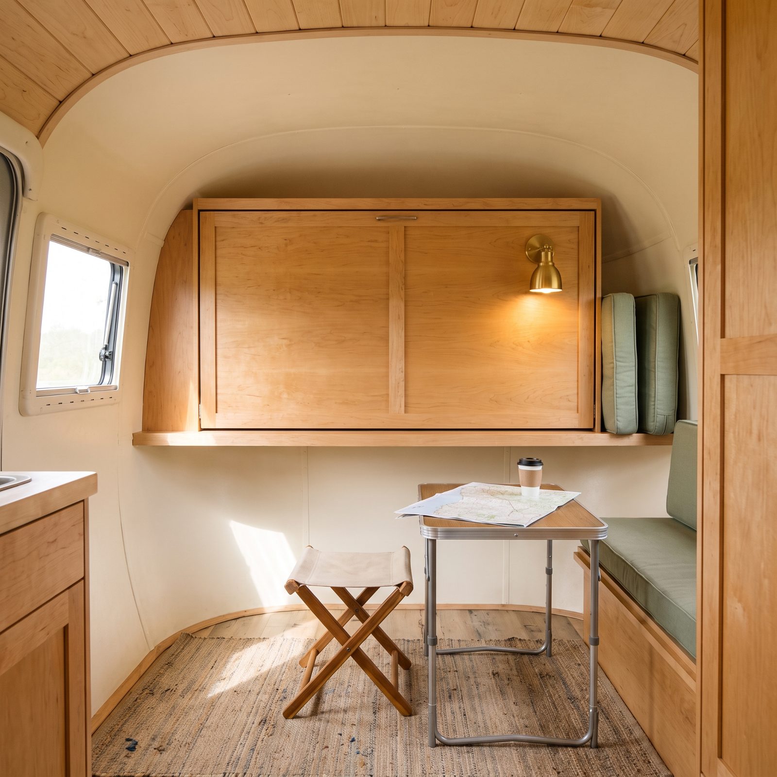 Fold the Bed Into Shallow Cabinetry With a Wall Bed