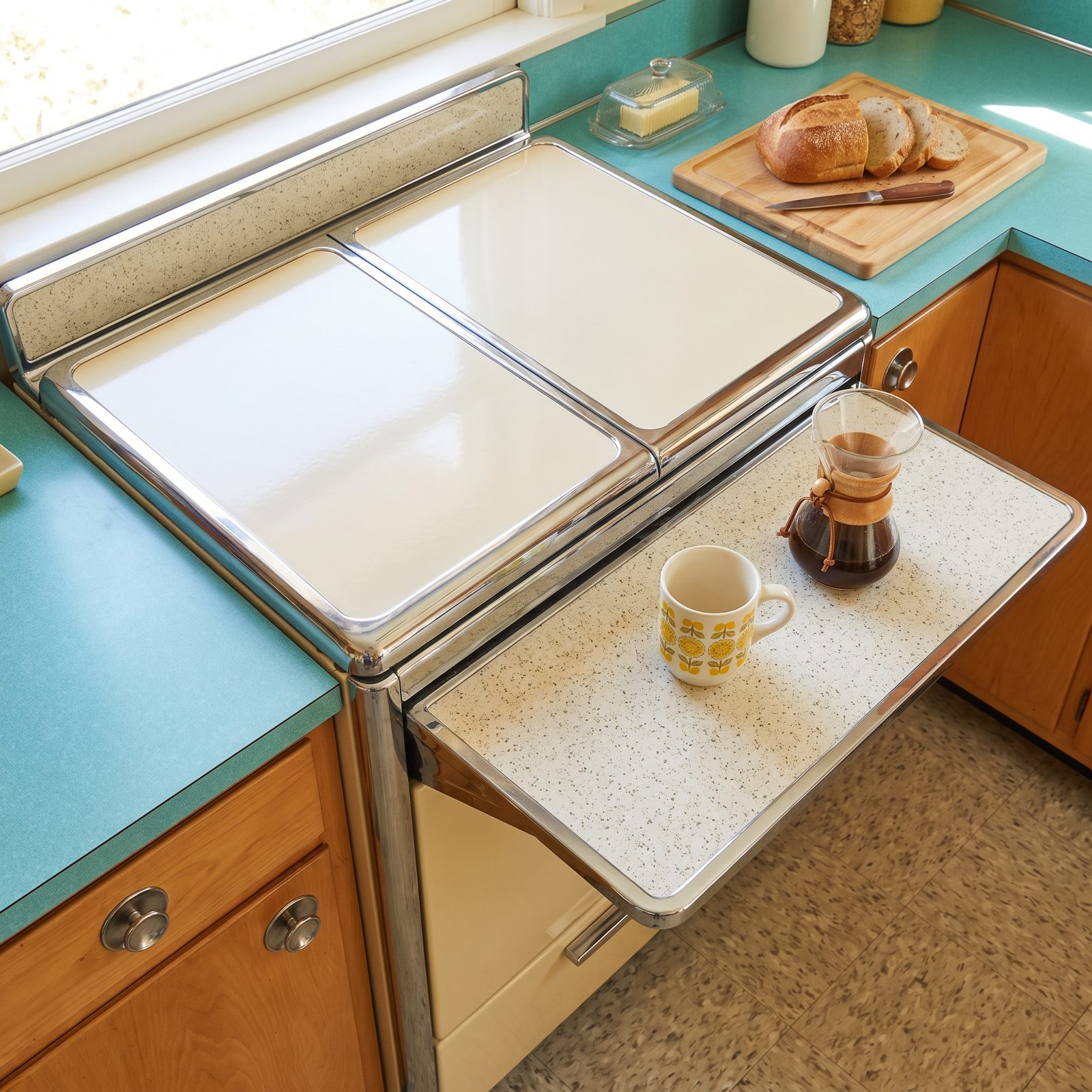 The Fold-Down Range Cover That Doubled Your Counter