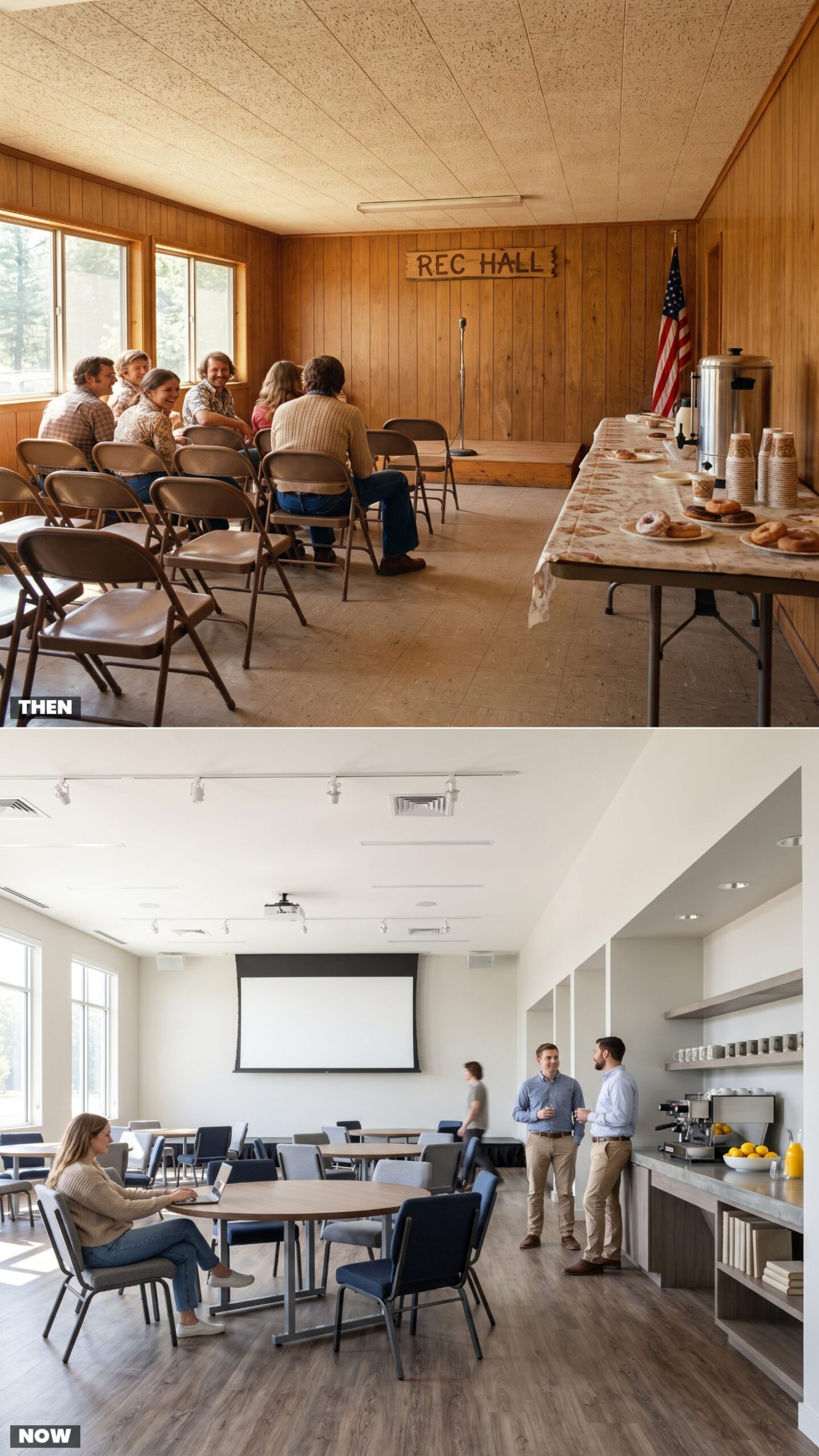 The Folding-Chair Recreation Hall vs. Today's Flexible Events Center