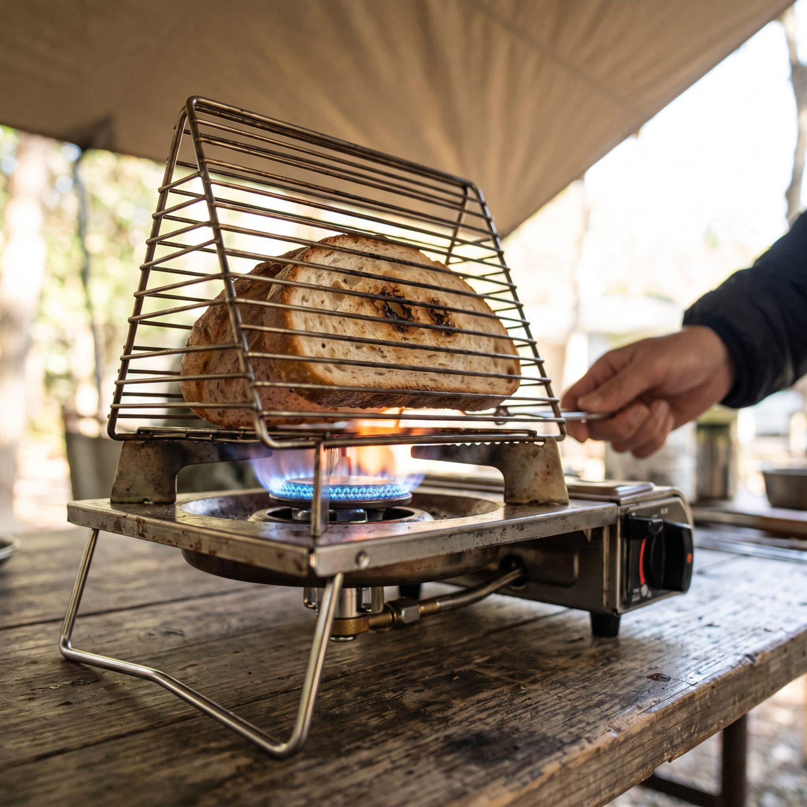 The Folding Wire Toaster That Sat Right on the Burner