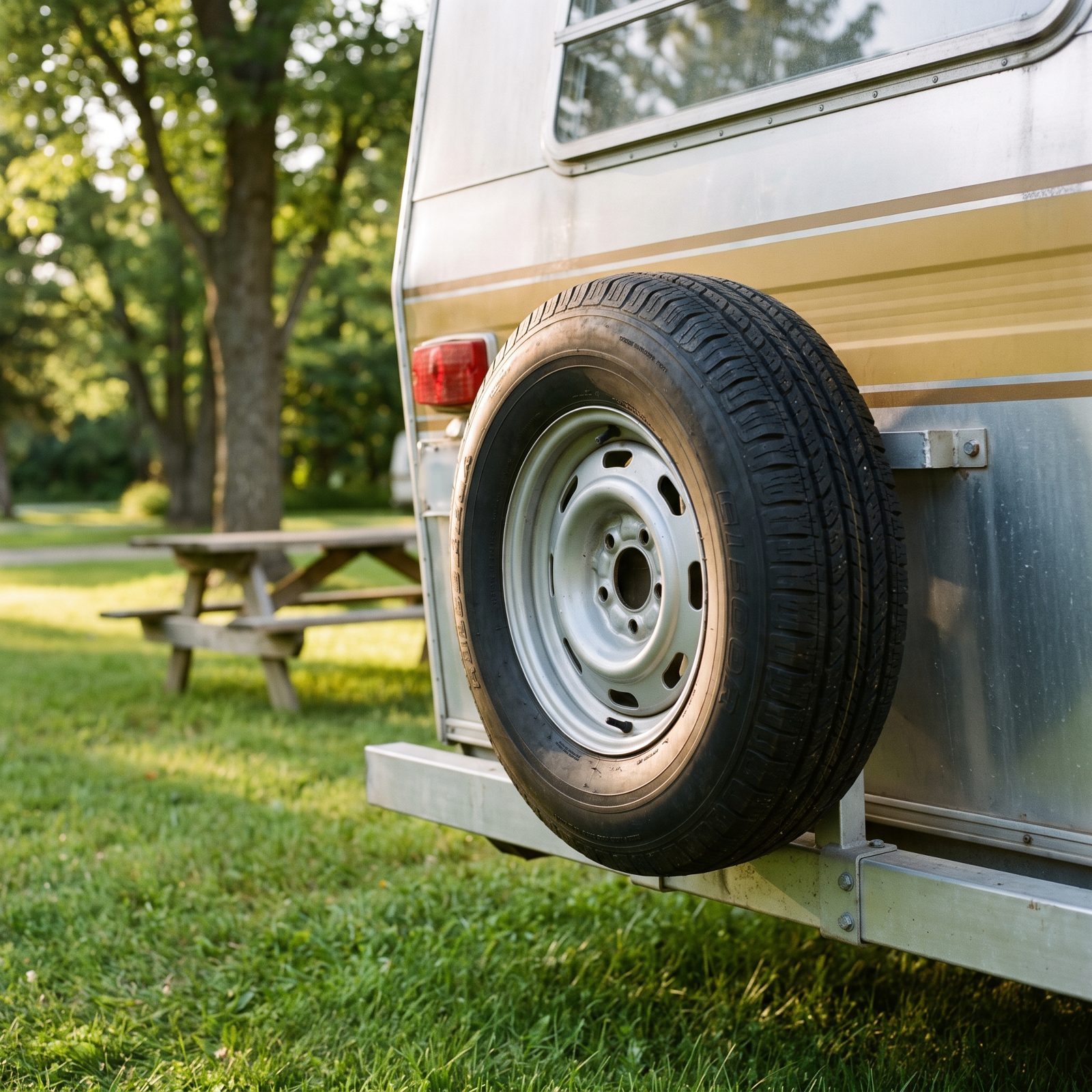 A Full-Size Spare Tire Mounted in Plain Sight