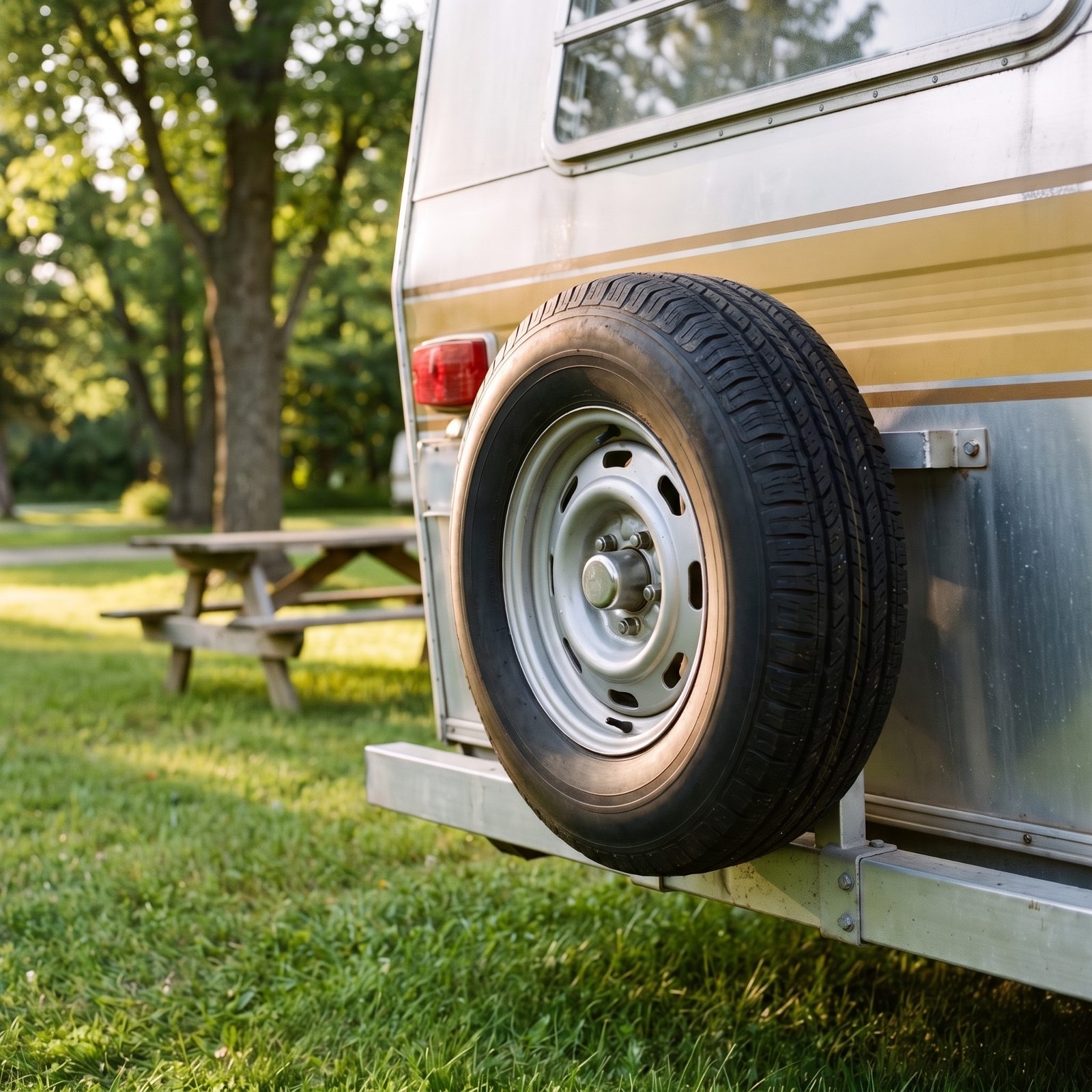 A Full-Size Spare Tire Mounted in Plain Sight