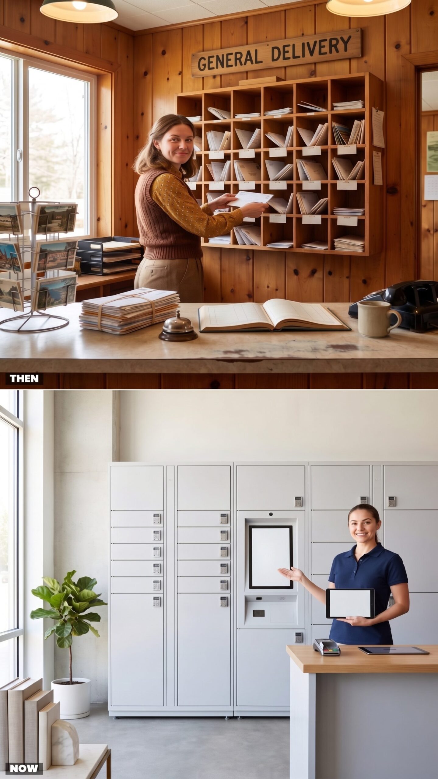 The General-Delivery Mail Shelf vs. Today's Secure Package Lockers