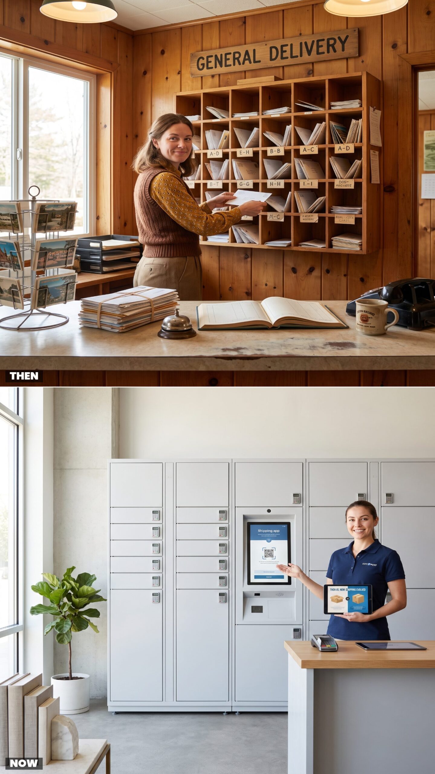 The General-Delivery Mail Shelf vs. Today's Secure Package Lockers