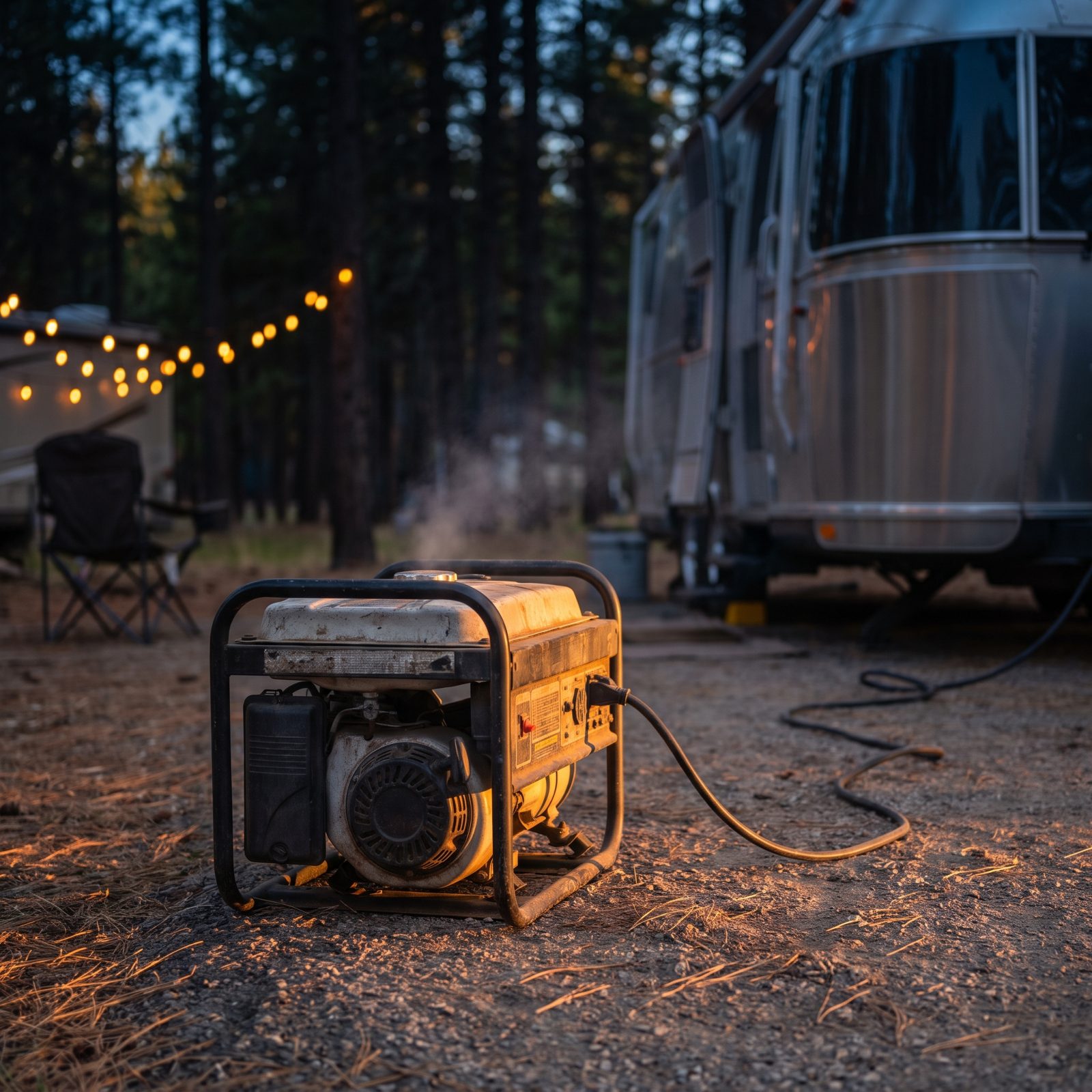 The Generator Still Growling at 10:30 PM