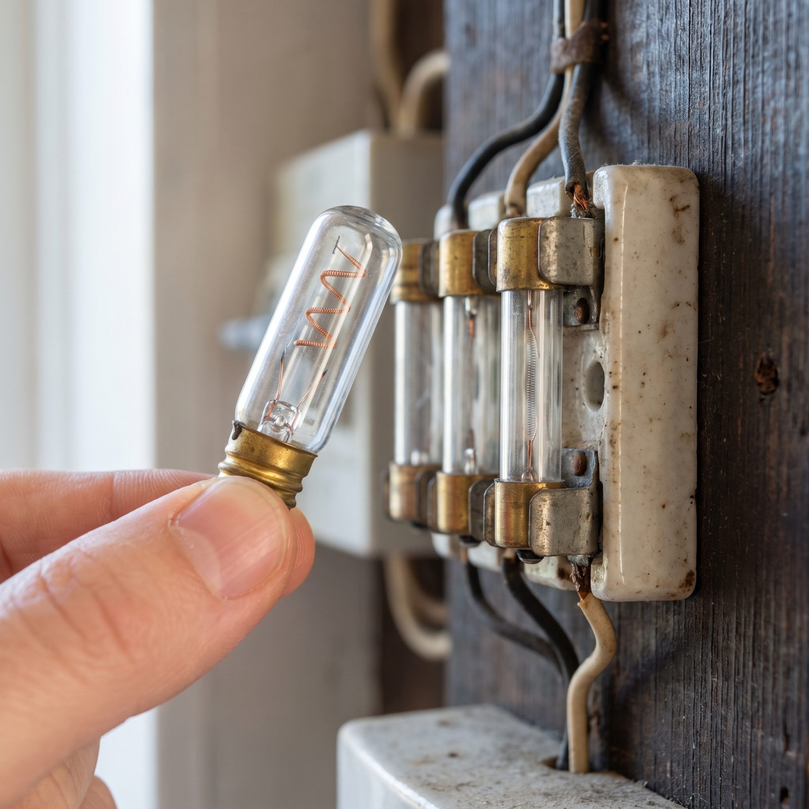 Glass Screw-In Fuses You Kept Spares Of