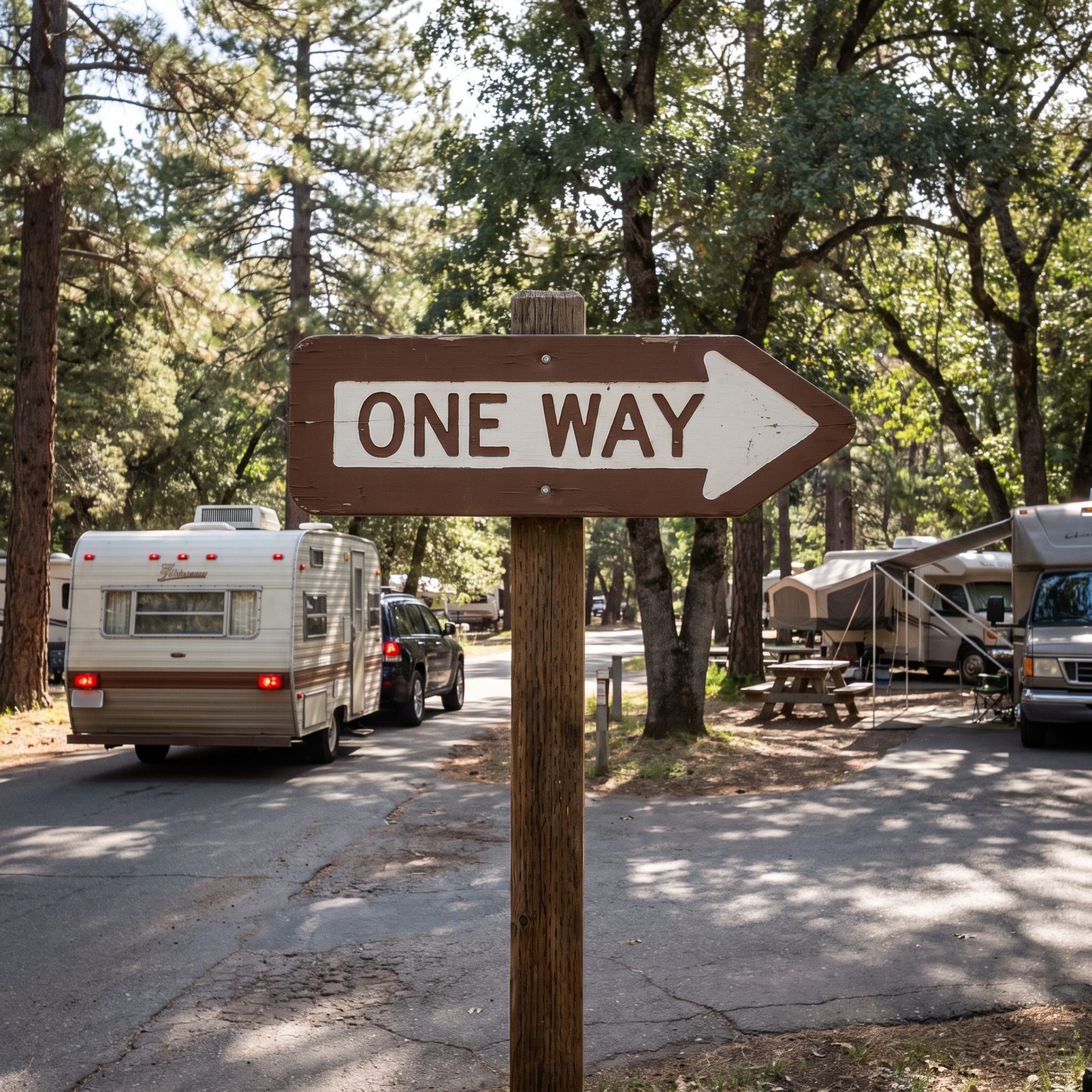 Going the Wrong Way Around a One-Way Loop