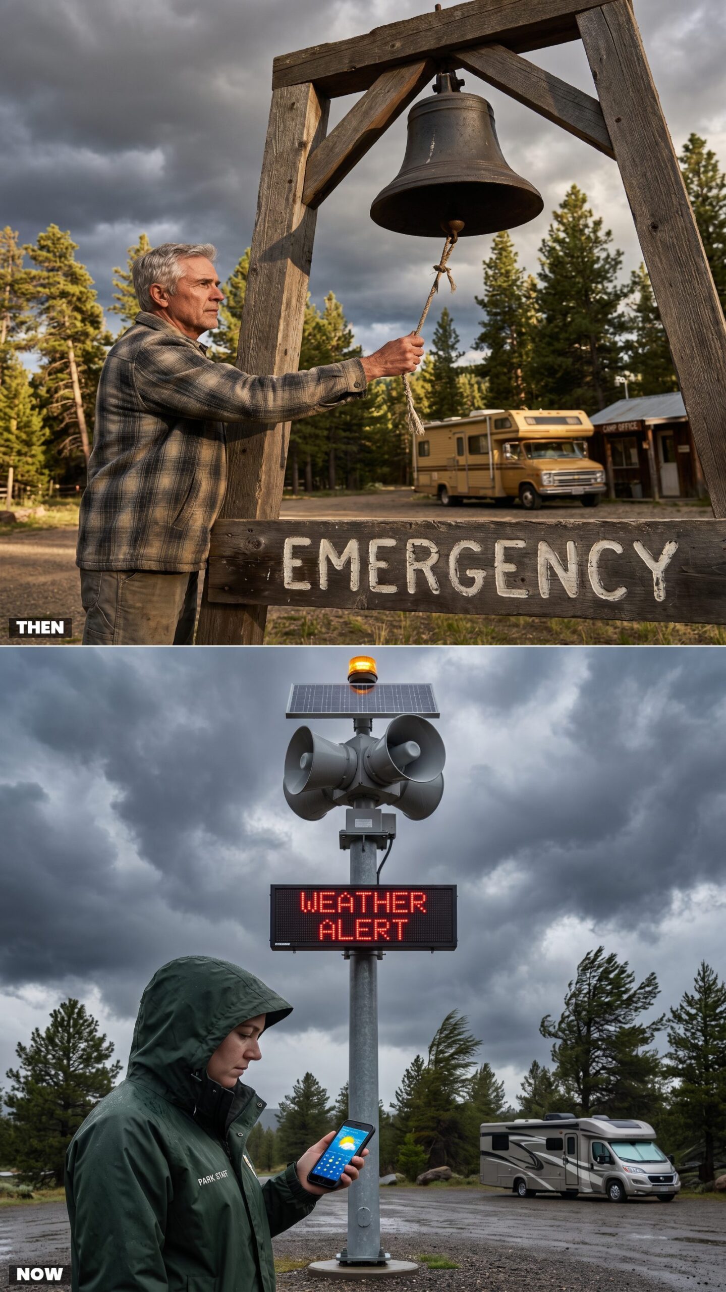 The Hand-Rung Emergency Bell vs. Today's Severe-Weather Alert System