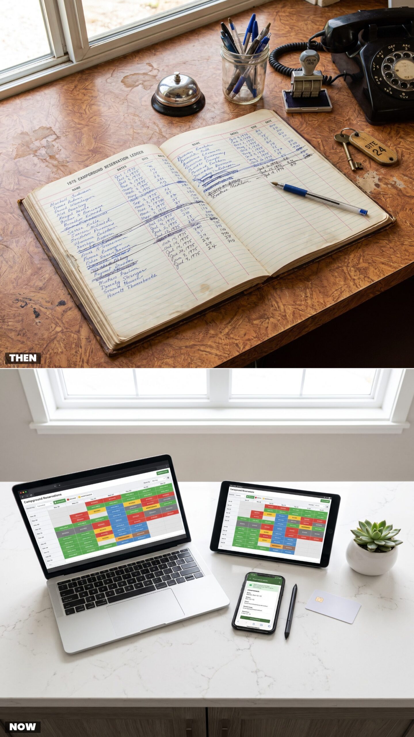 The Handwritten Reservation Ledger vs. the Online Booking System