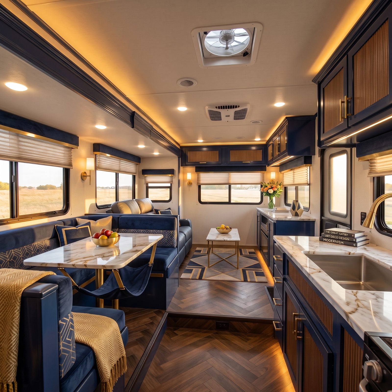 Hang a Foot Hammock Beneath the Dinette Workstation