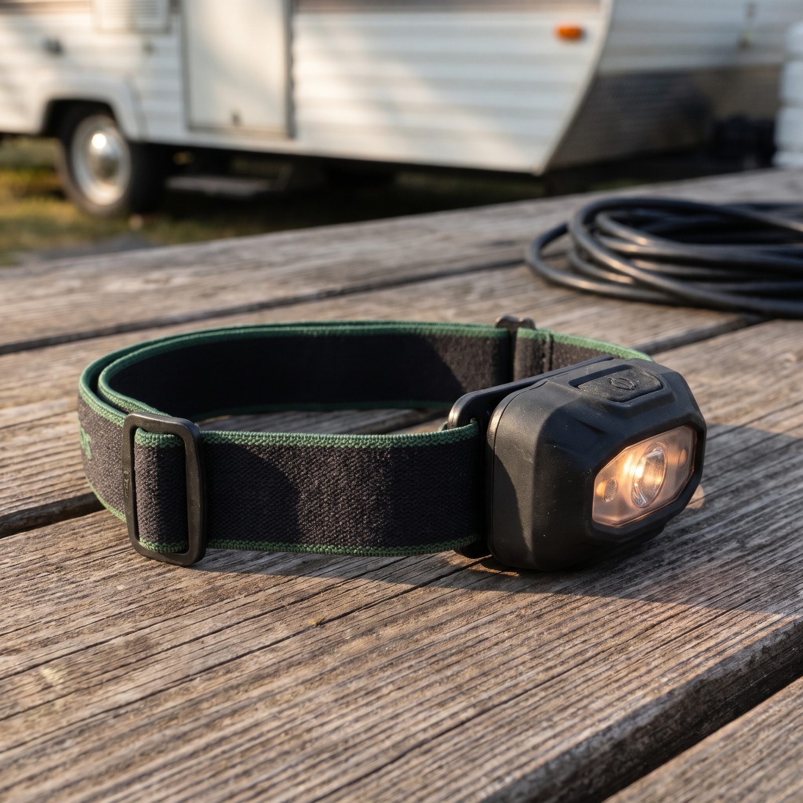 A Headlamp That Keeps Both Hands Free