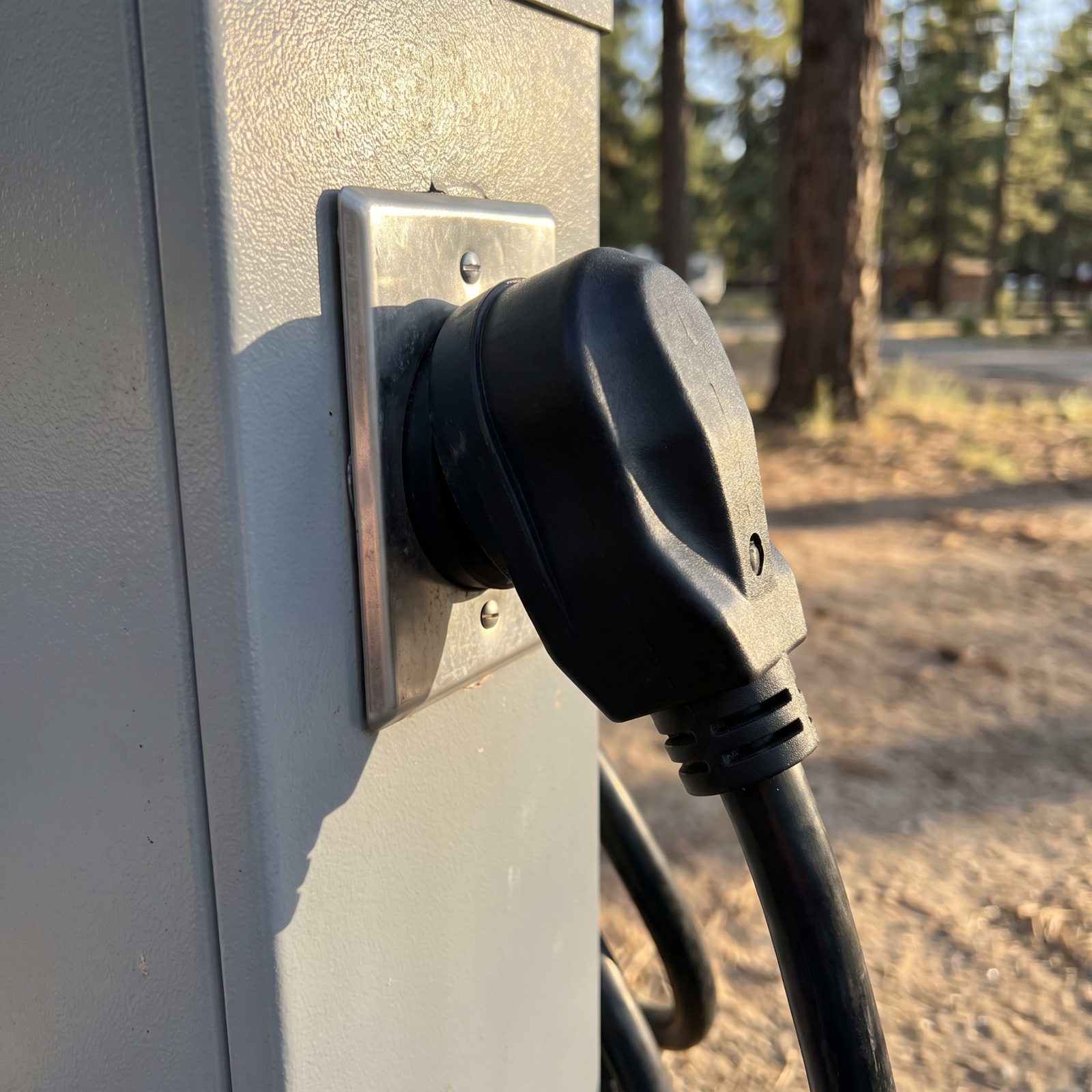 A Heavy Adapter Hanging Unsupported Can Loosen the Pedestal Connection