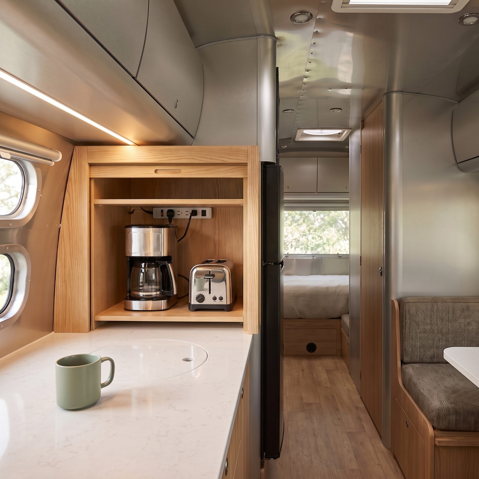 Hide the Toaster and Coffee Maker in a Pull-Down Appliance Garage