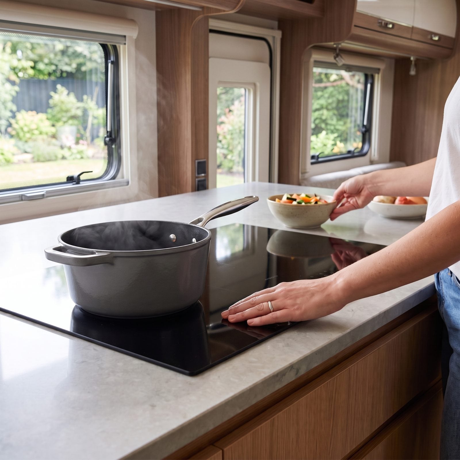 An Induction Cooktop Instead of a Propane Range