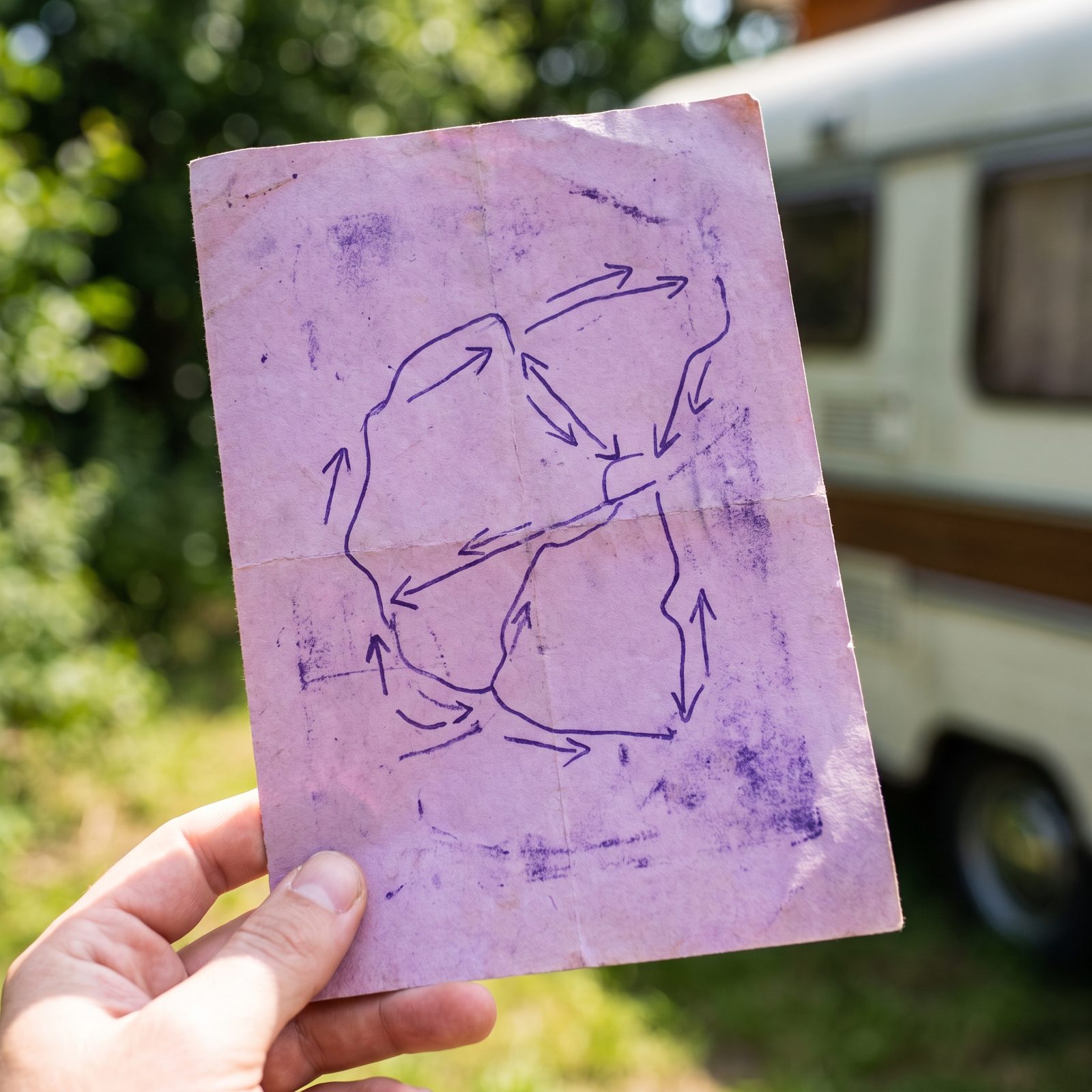 Joining a Caravan Led by Printed Instructions