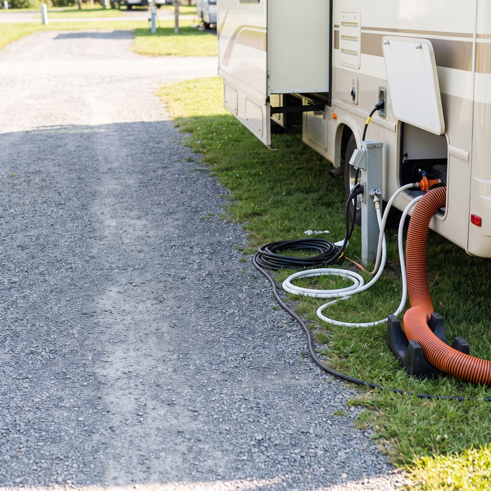 Keep Cords and Hoses Off the Shared Walkway