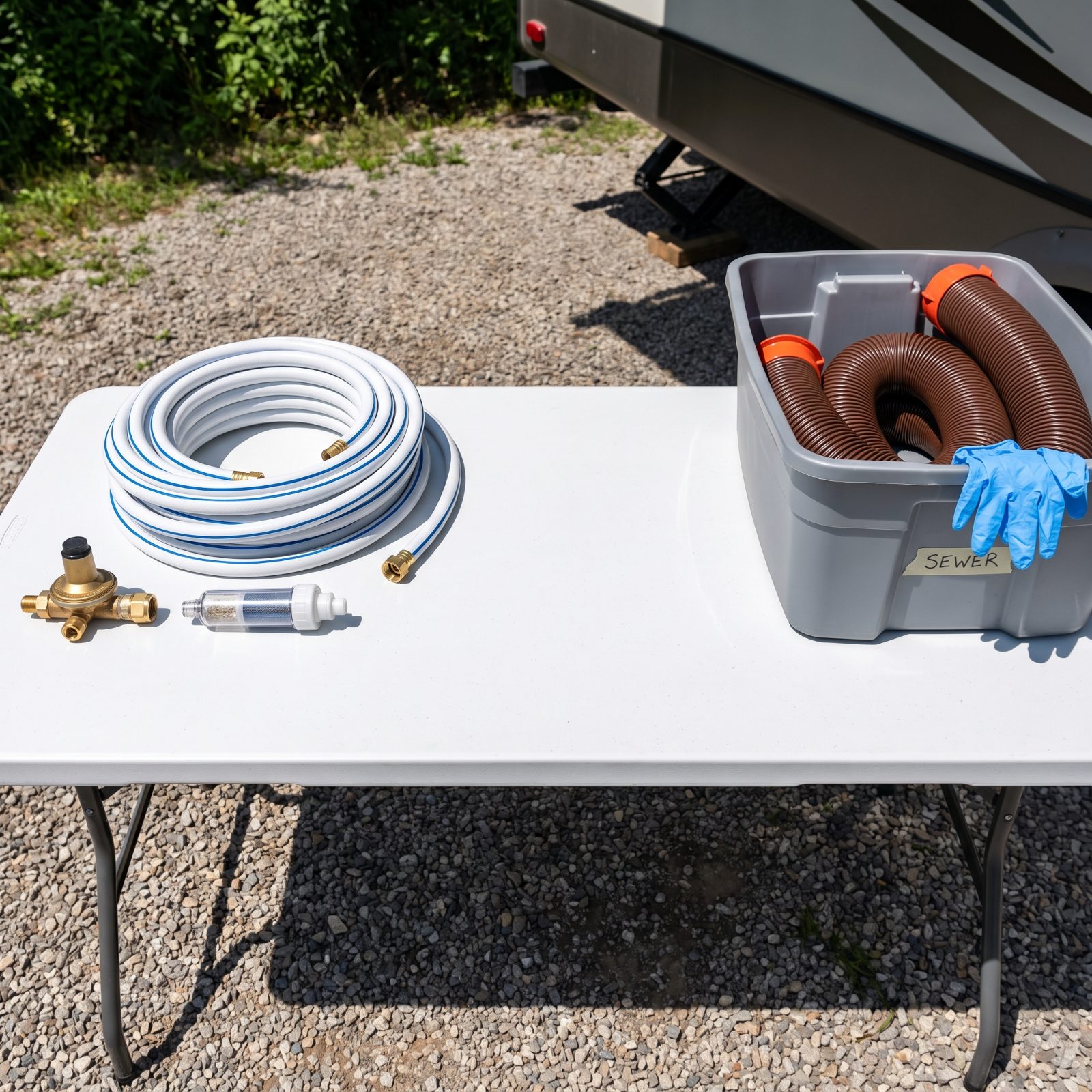 Keep Freshwater Equipment Away From Sewer Fittings